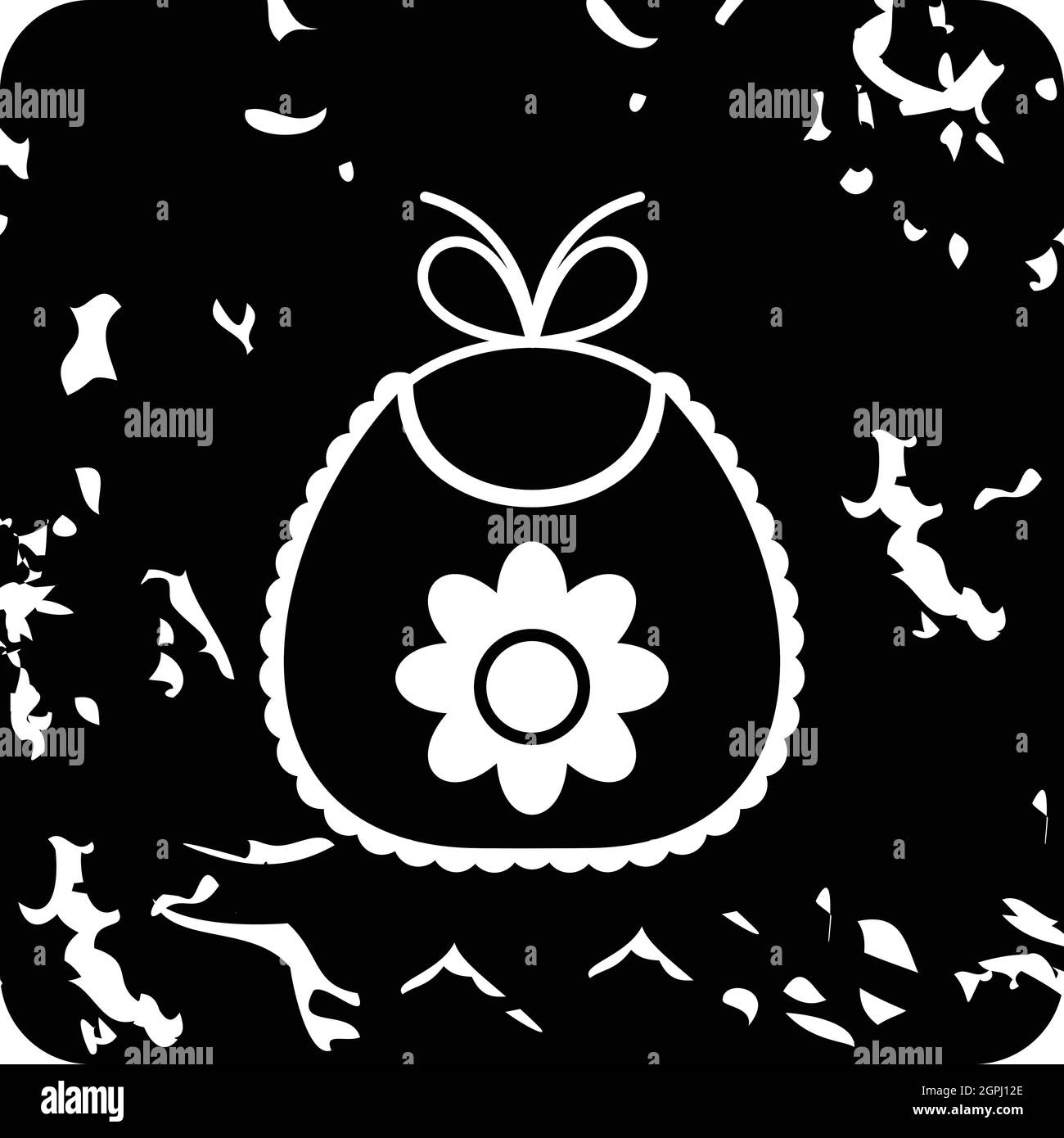 Bib icon Black and White Stock Photos & Images - Alamy