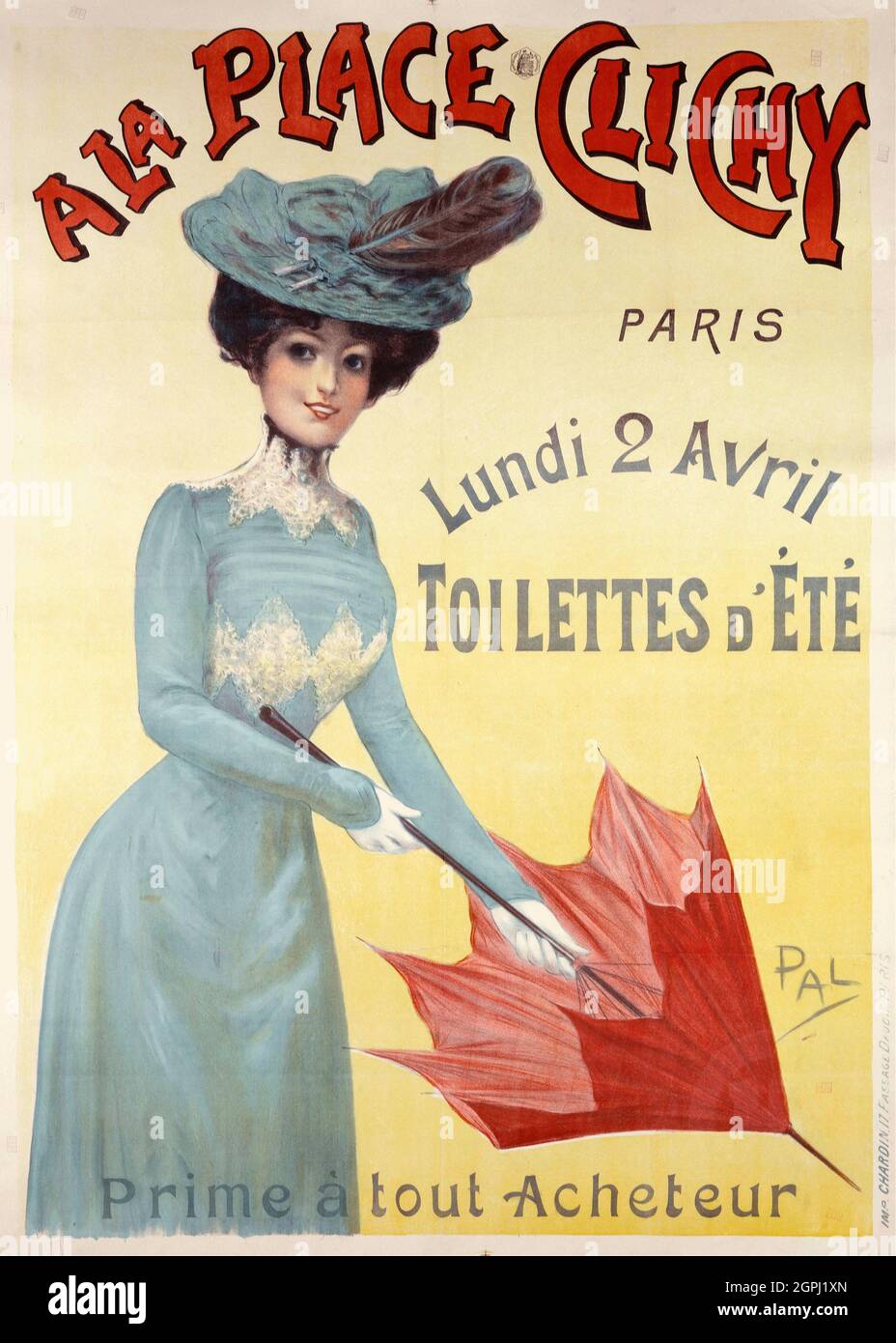 Poster art by Jean de Paleologu (or Paleologue) (1855 – 24 November ...