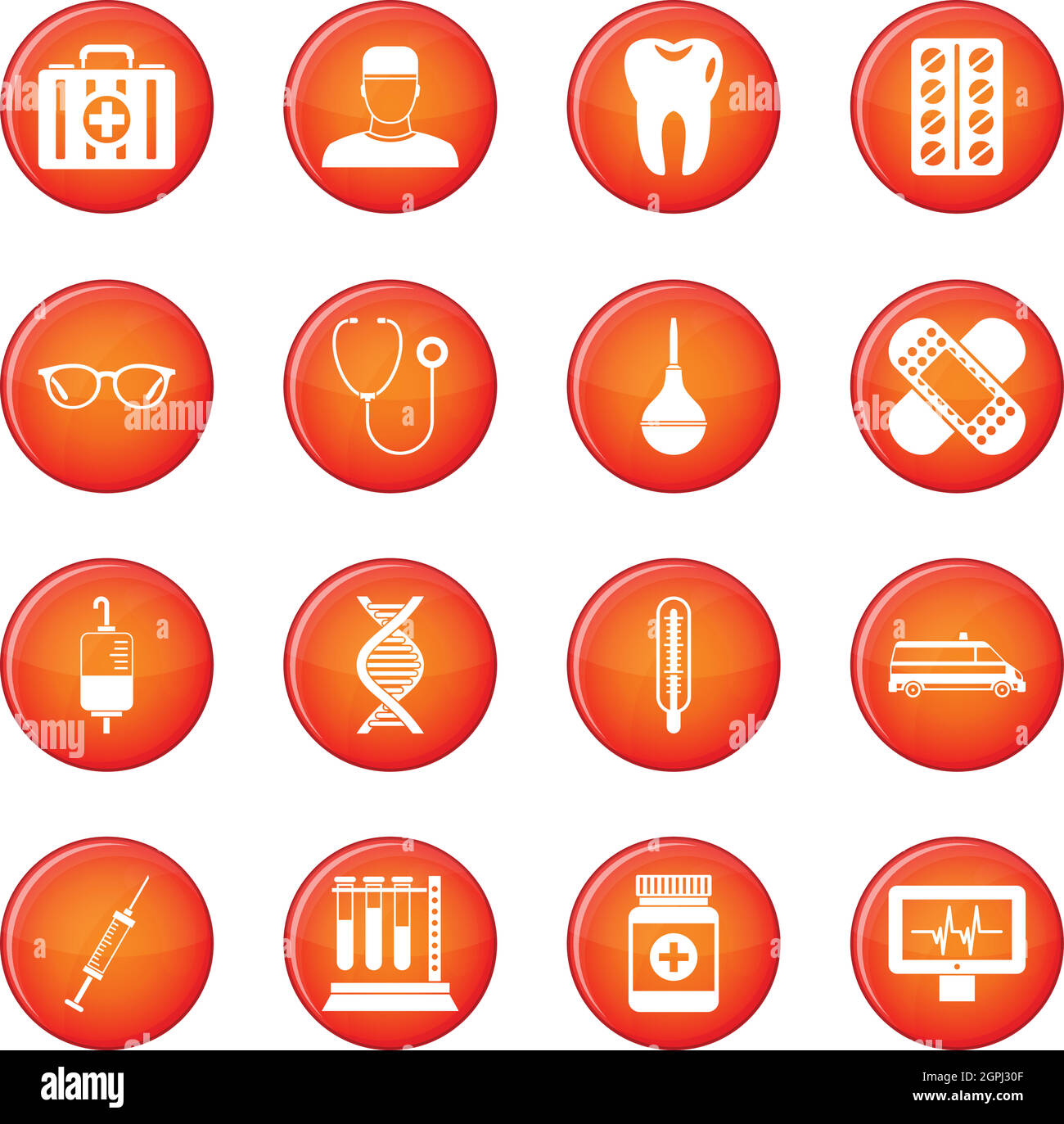 Medicine icons vector set Stock Vector Image & Art Alamy