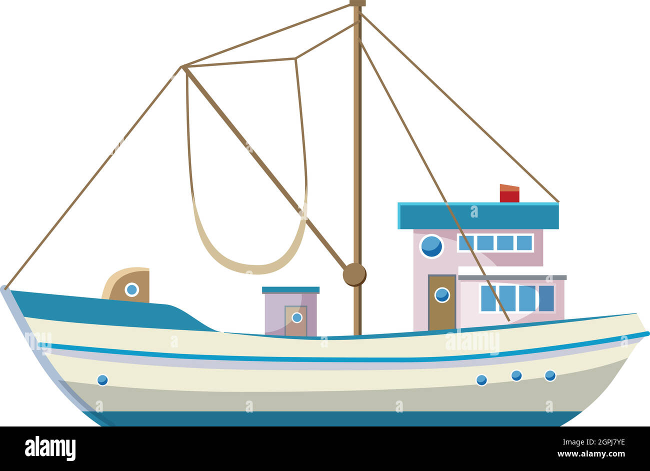 Fishing boat icon, cartoon style Stock Vector Image & Art - Alamy Fishing boat icon, cartoon style Stock Vector Image & Art - Alamy