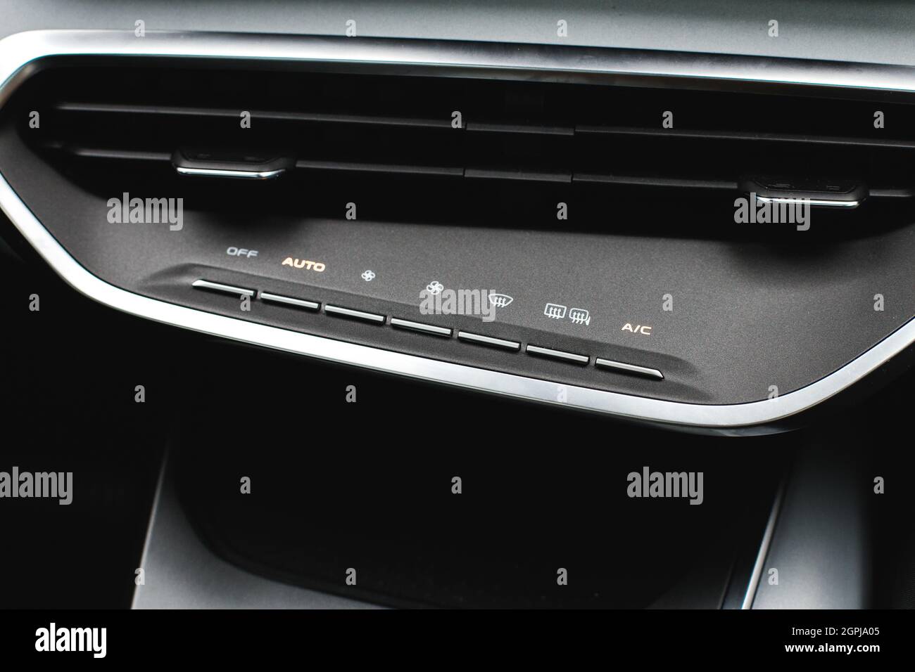 manual air conditioning controls of the car Stock Photo Alamy