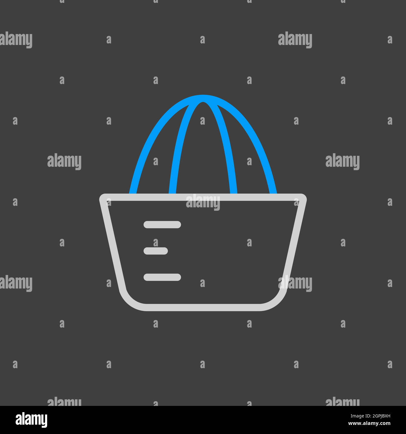 Lemon squeezer vector icon. Kitchen appliance Stock Vector