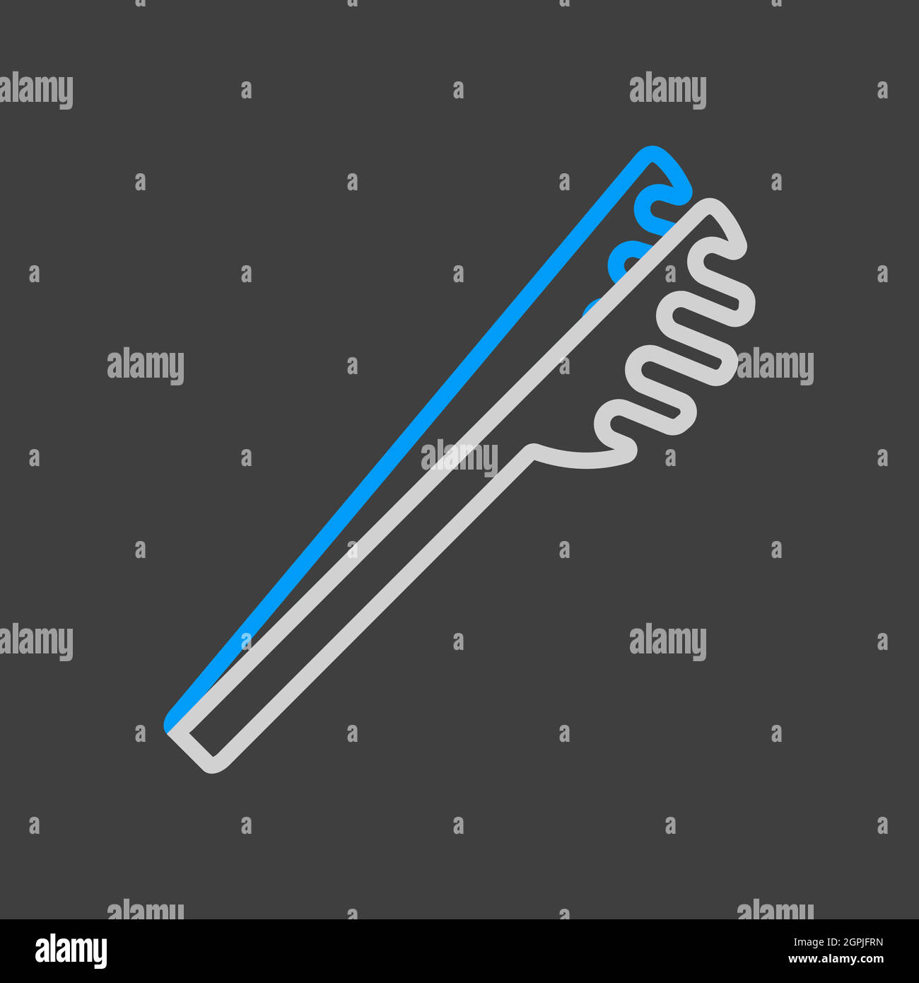 Spaghetti tongs vector icon. Kitchen appliances Stock Vector