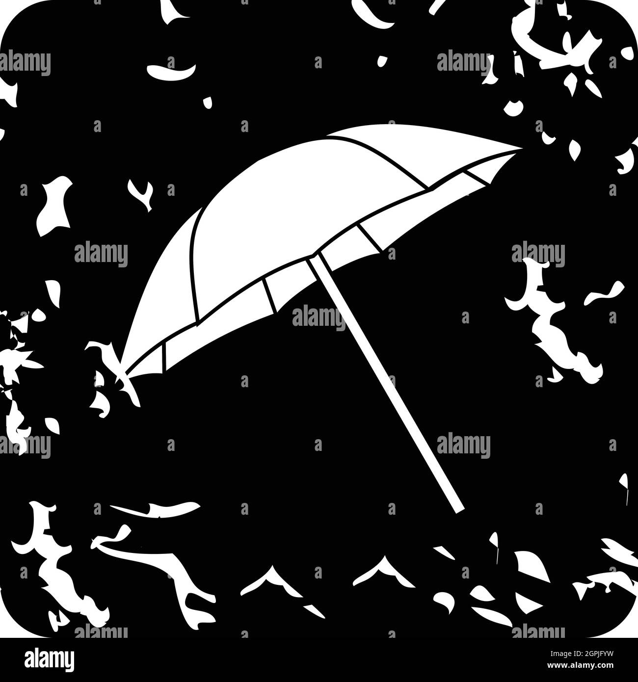 Umbrella icon, grunge style Stock Vector Image & Art - Alamy
