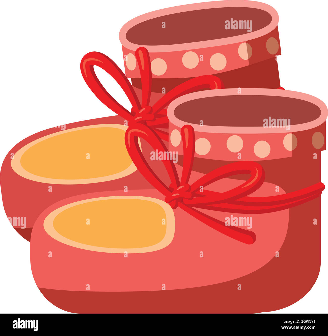 Baby socks icon, cartoon style Stock Vector Image & Art Alamy