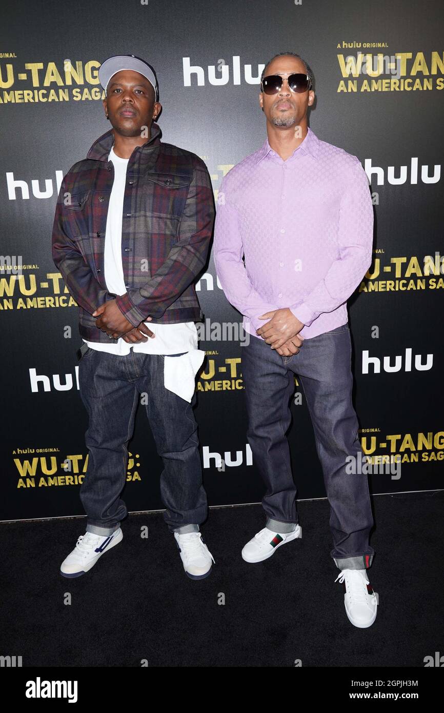 New York - NY - 20190904-Hulu Presents WU-TANG An American Saga Premiere  -PICTURED: Oliver Grant and Mitchell Diggs JOHN NACION Stock Photo - Alamy