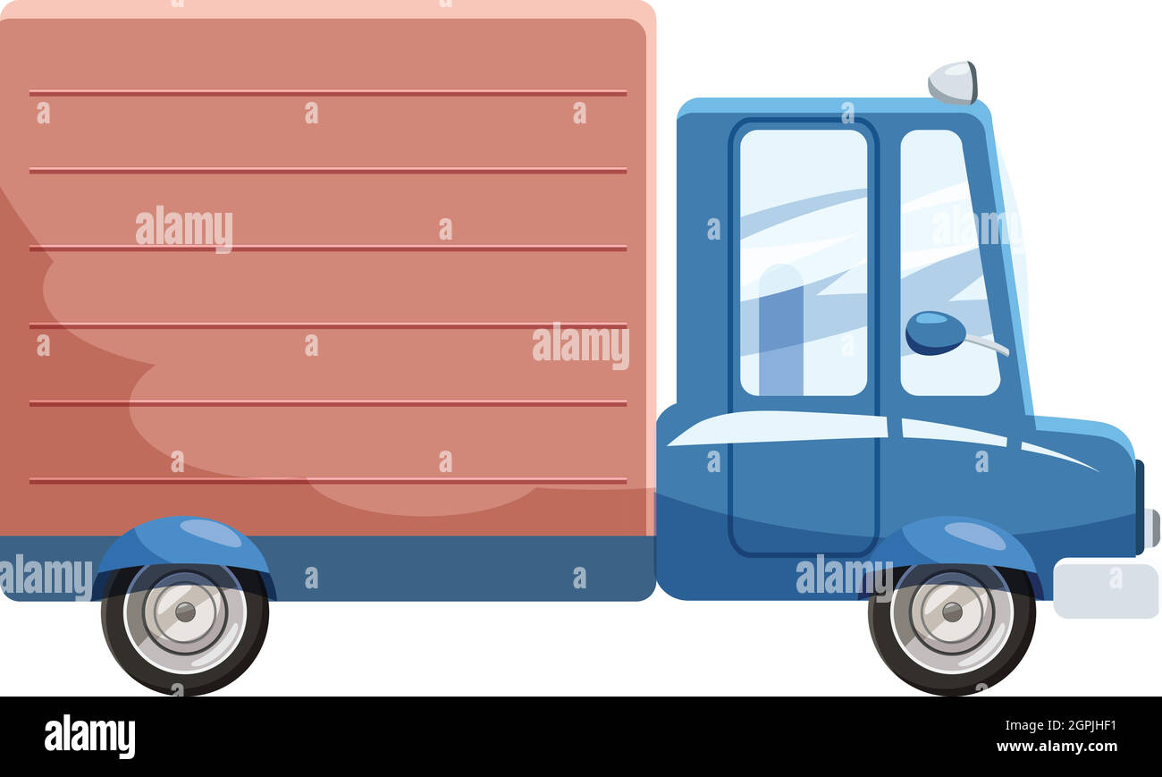 Delivery car icon, cartoon style Stock Vector