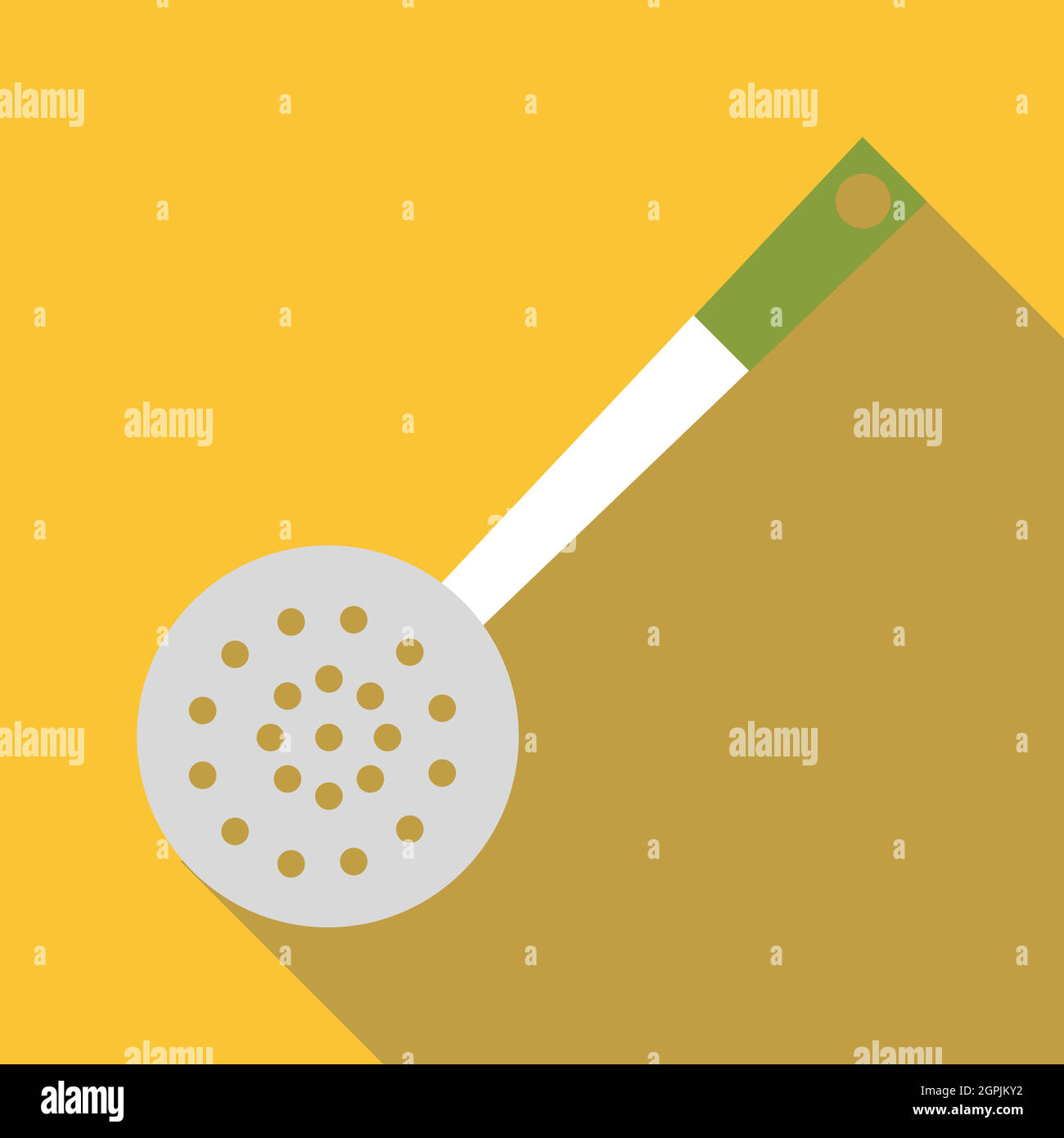 Skimmer icon, flat style Stock Vector