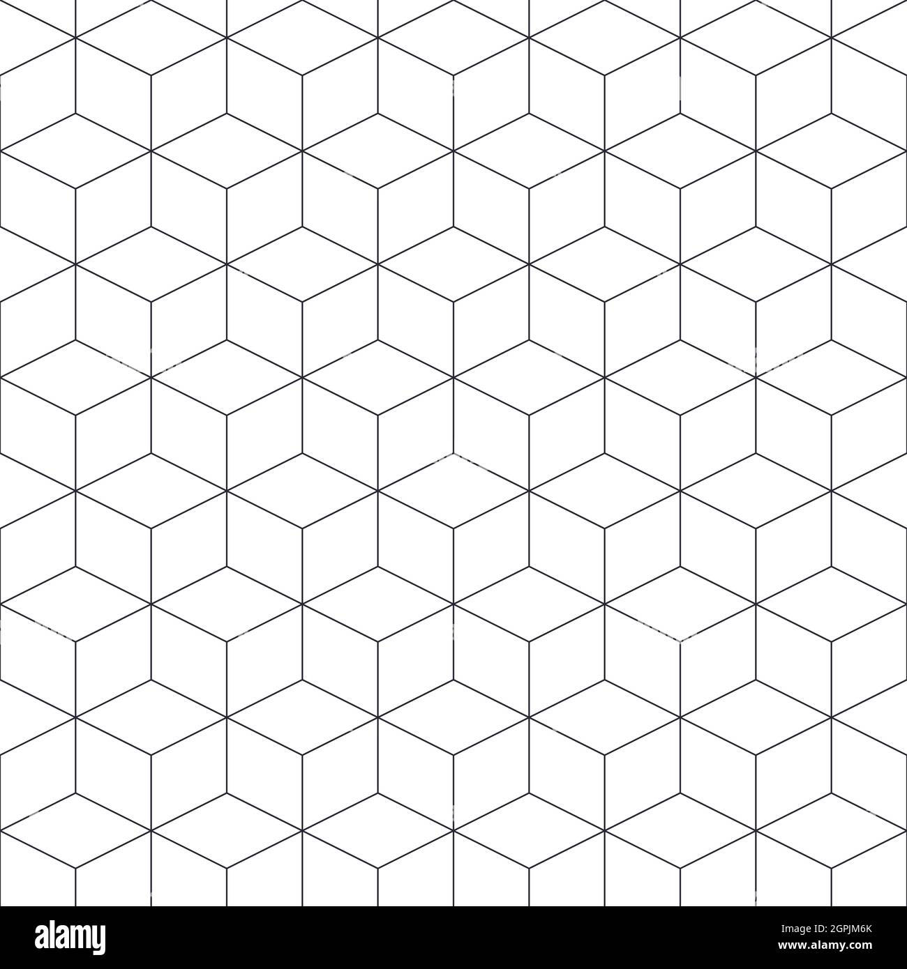 Pattern Seamless Design White And Black Geometric Vector Stock Vector