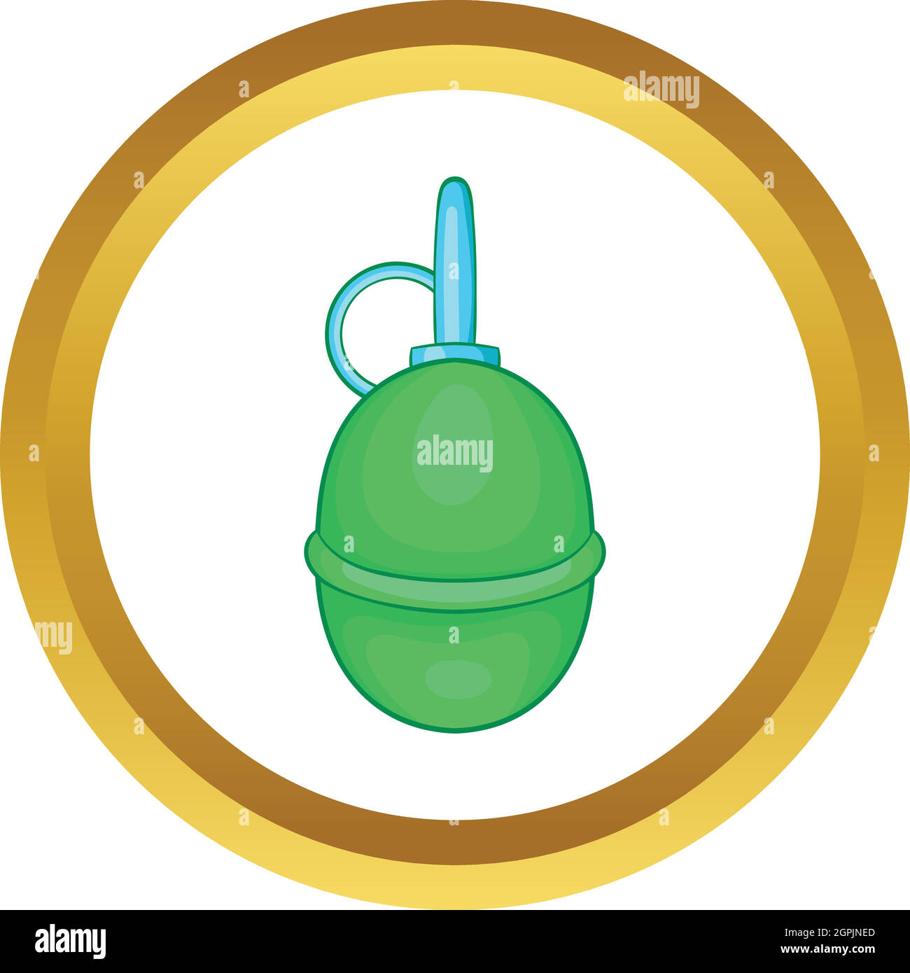 Hand paintball grenade vector icon Stock Vector Image & Art - Alamy