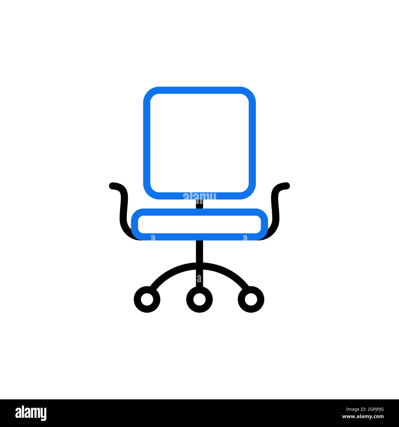 Office Chair outline icon. Business sign Stock Vector Image & Art Alamy
