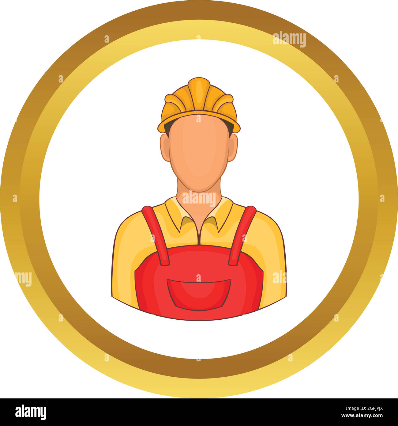 Builder man icon hi-res stock photography and images - Alamy