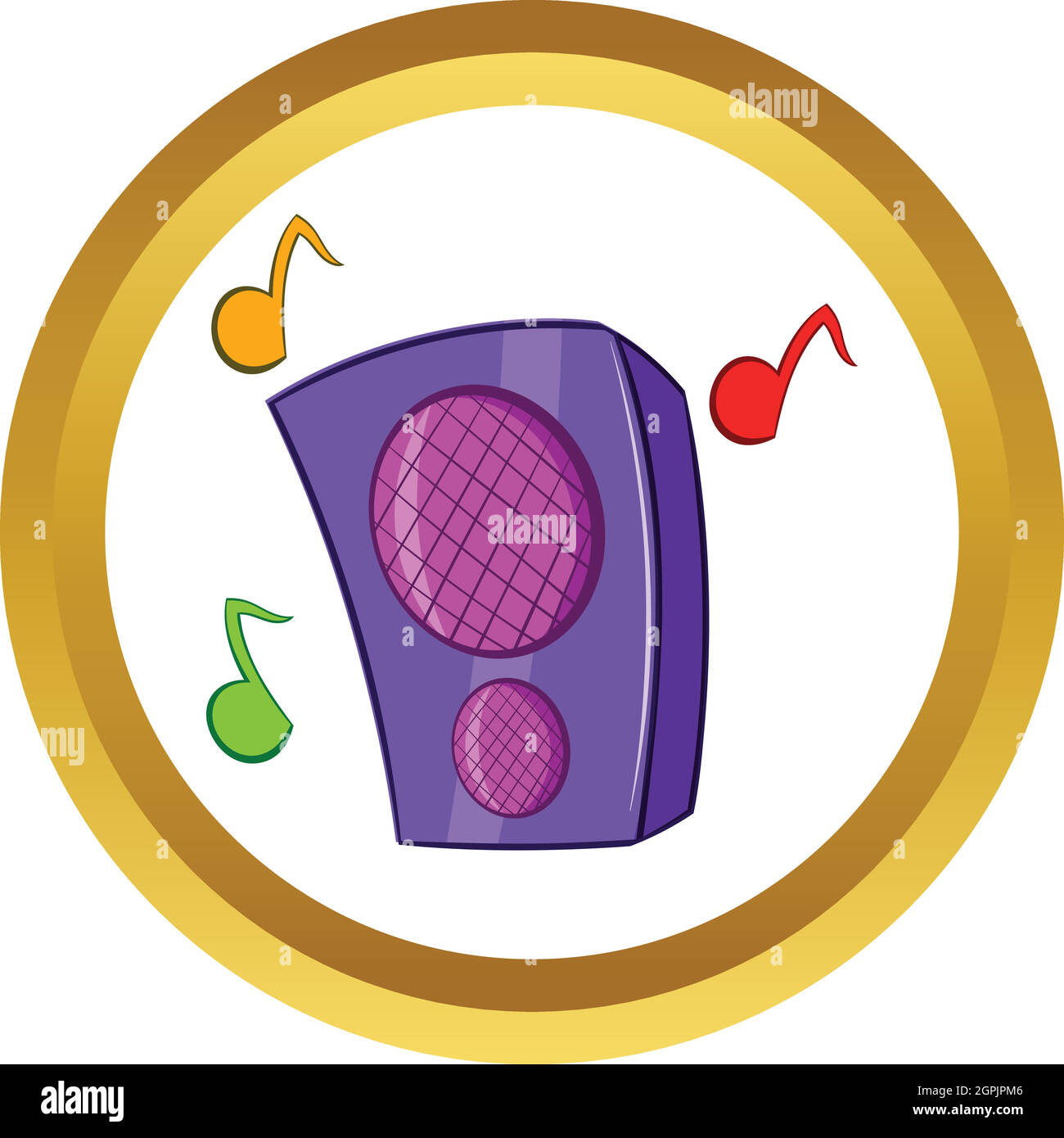Music column vector icon, cartoon style Stock Vector Image & Art - Alamy