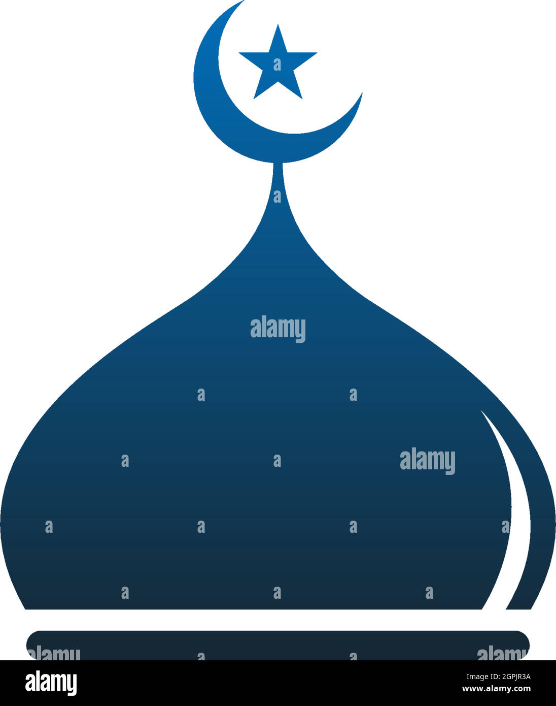 Islamic logo, Mosque icon design vector template Stock Vector Image ...