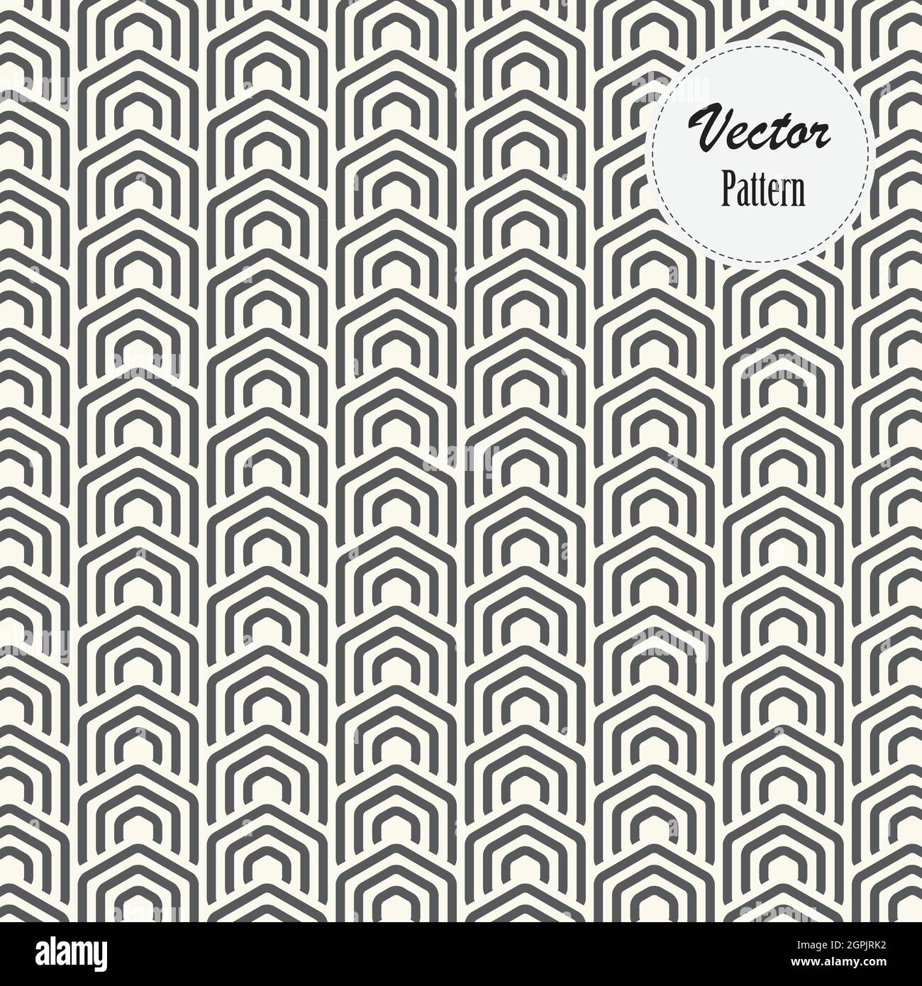 Pattern Seamless Design White And Black Geometric Vector Stock Vector ...