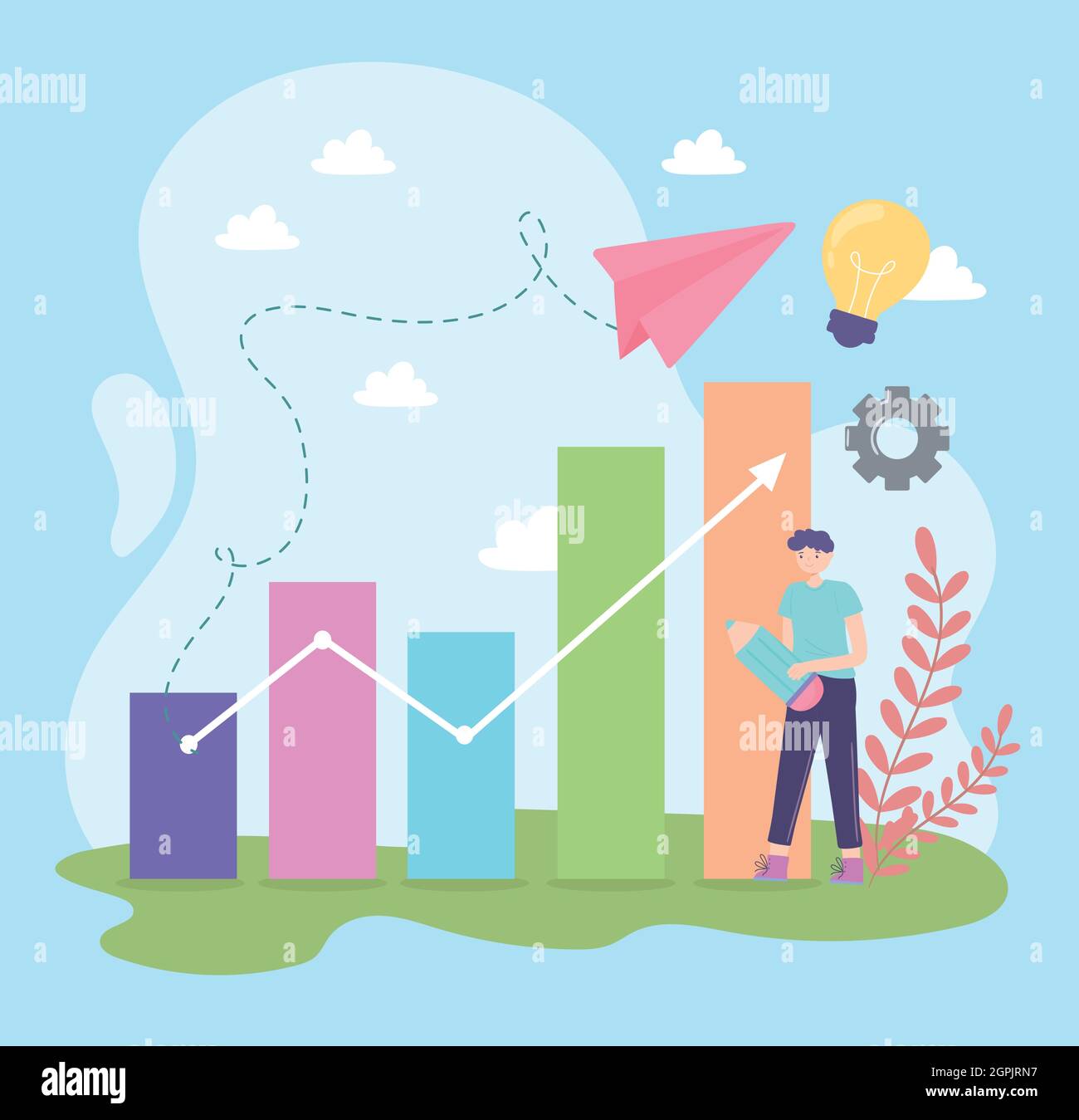 man startup strategy Stock Vector Image & Art - Alamy