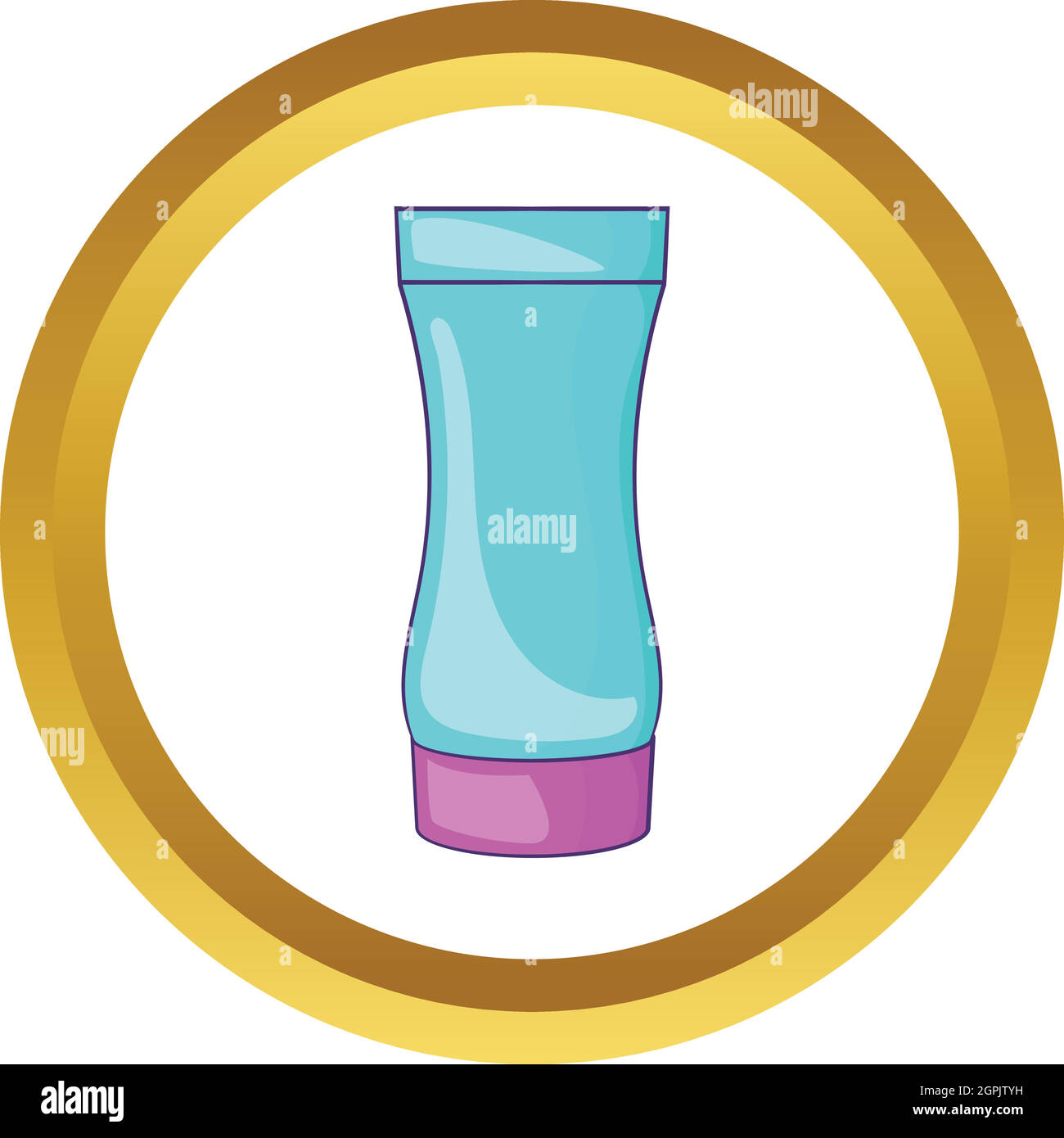 After shave gel vector icon Stock Vector