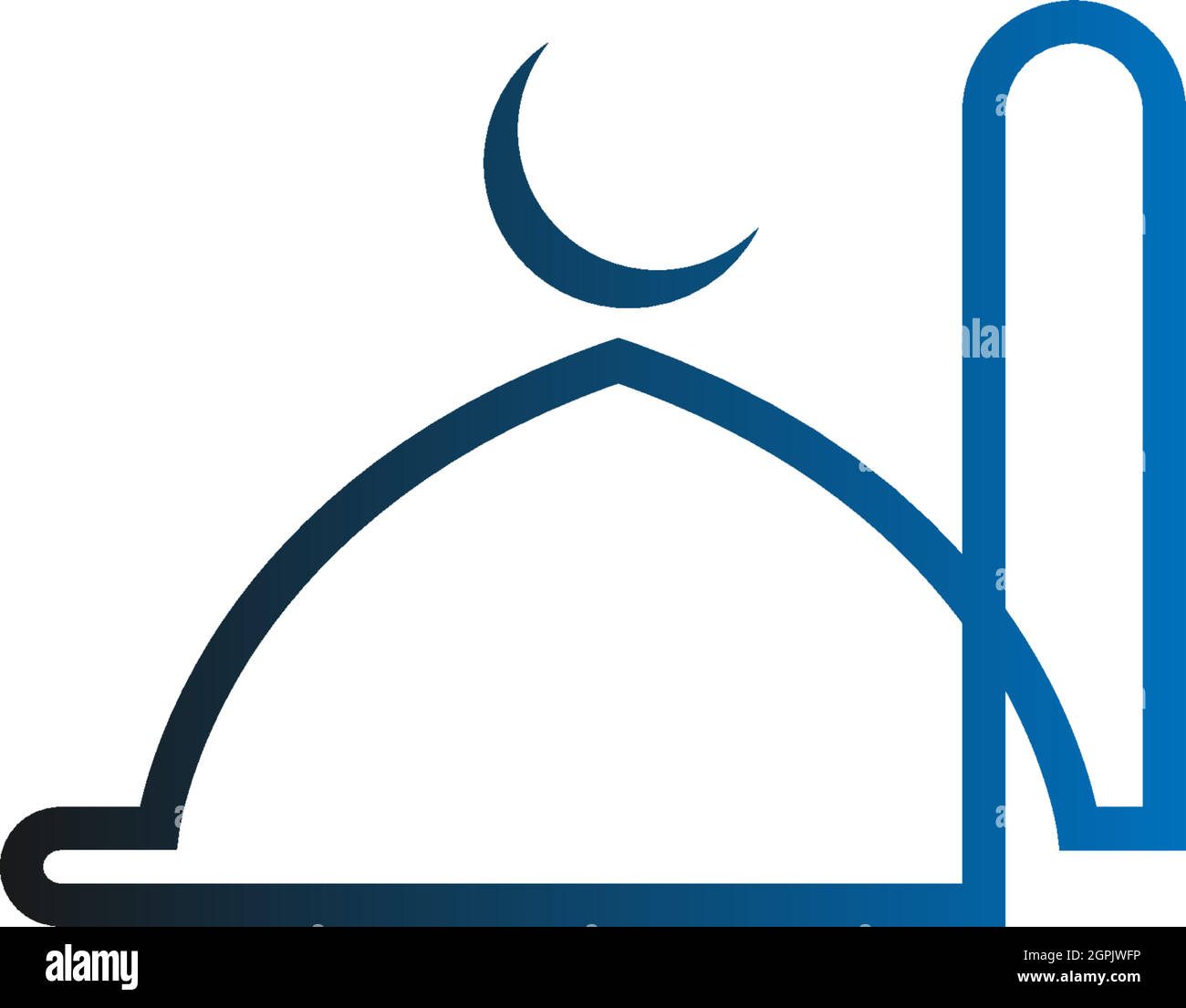 Islamic logo, Mosque icon design vector template Stock Vector Image ...