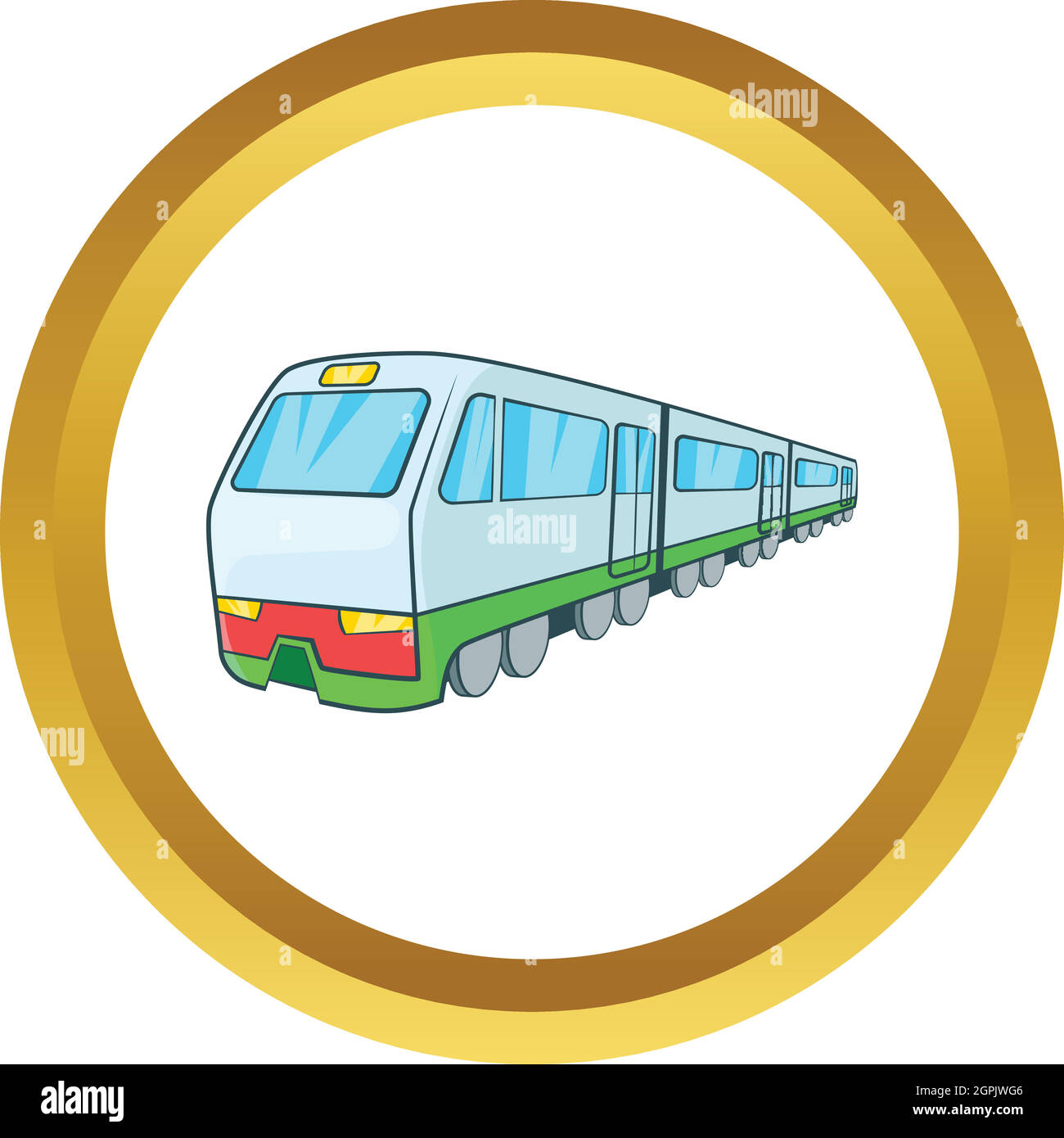 Train vector icon Stock Vector