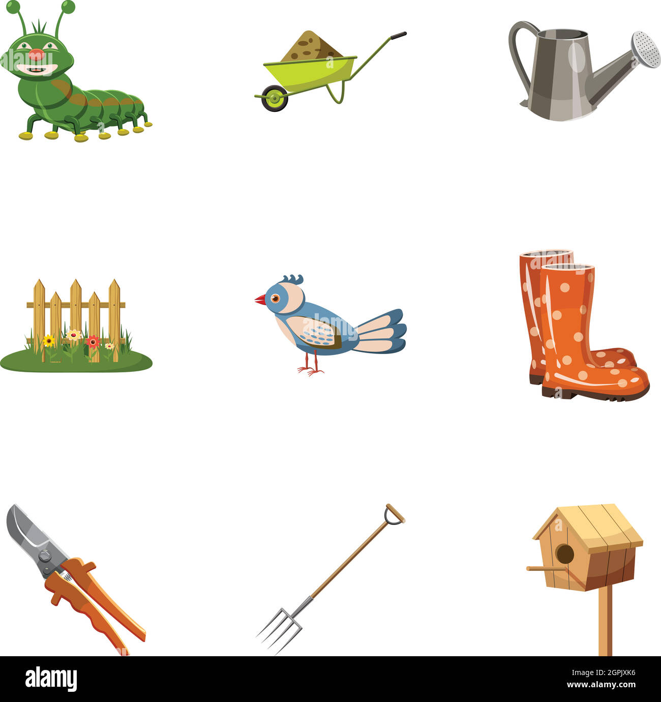 Agriculture icons set, cartoon style Stock Vector Image & Art - Alamy
