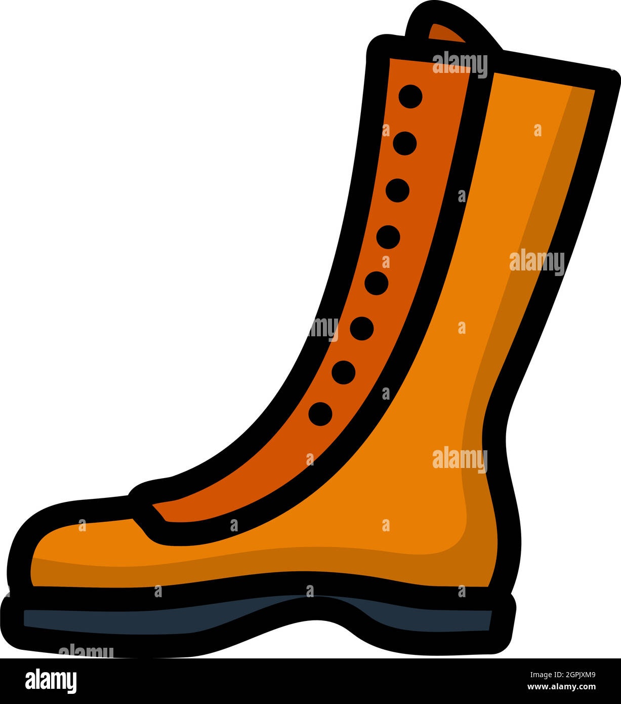 Icon Of Hiking Boot Stock Vector