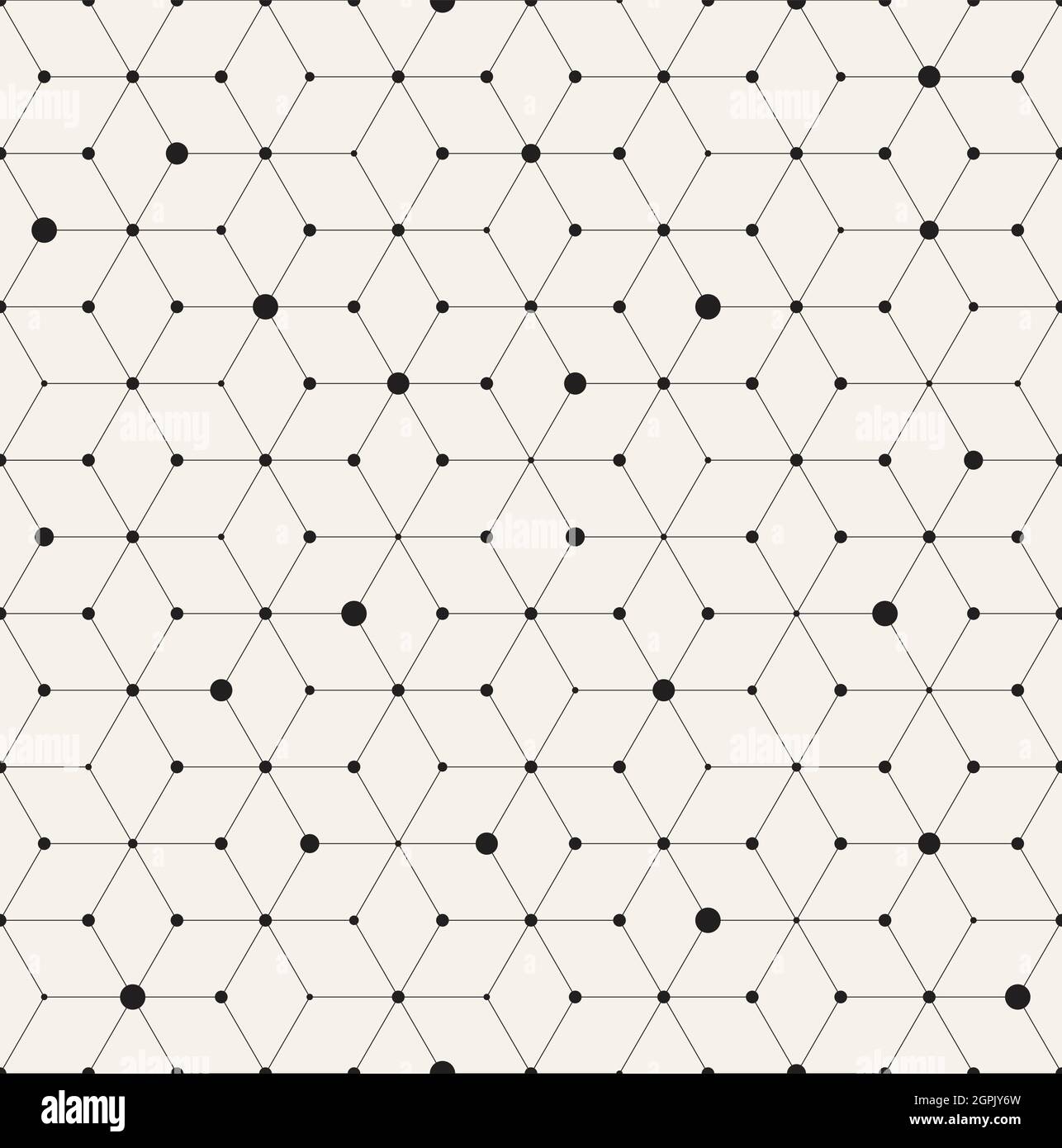 Pattern Seamless Design White And Black Geometric Vector Stock Vector ...