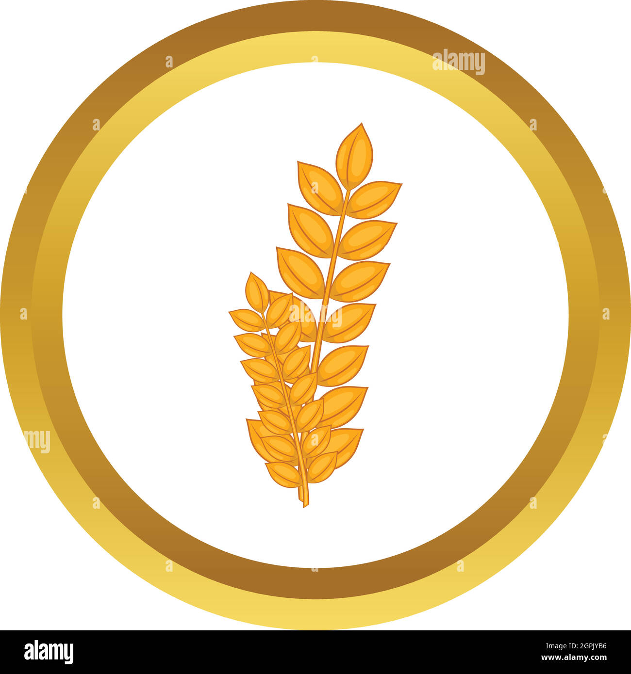 Wheat germ vector icon Stock Vector