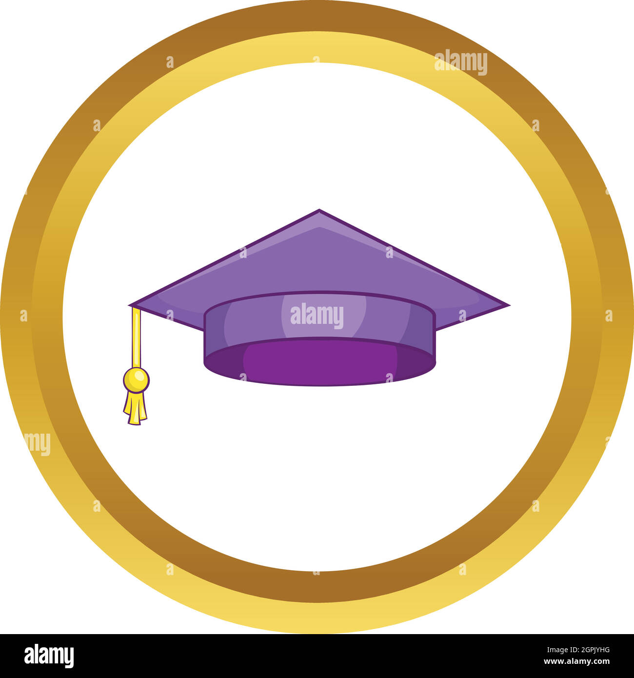Graduation cap vector icon Stock Vector Image & Art - Alamy