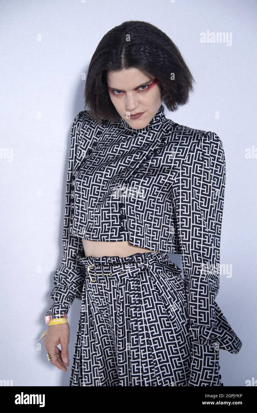 Soko attending the Balmain Festival as part of Paris Fashion Week