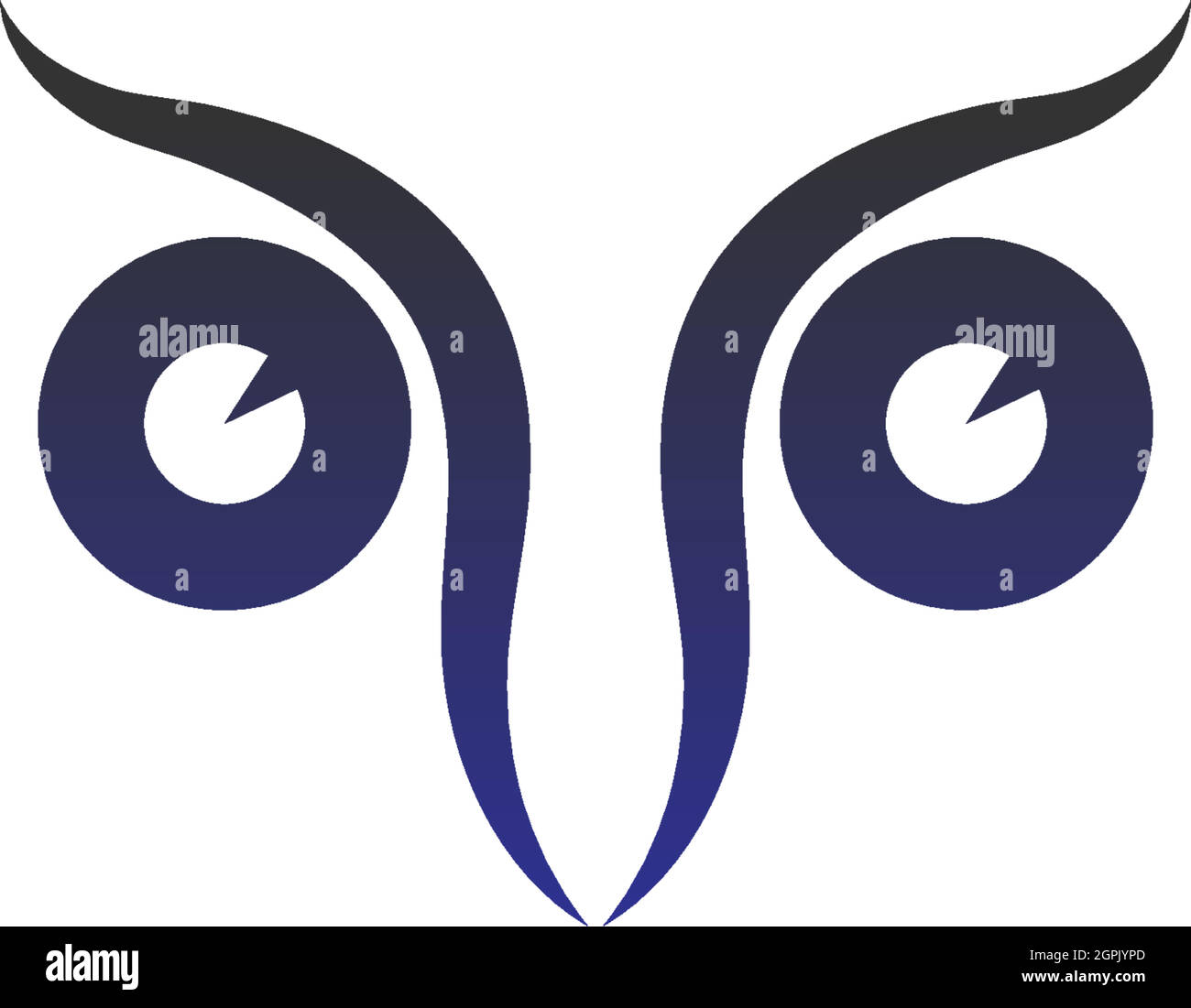 Owl logo vector icon design template Stock Vector