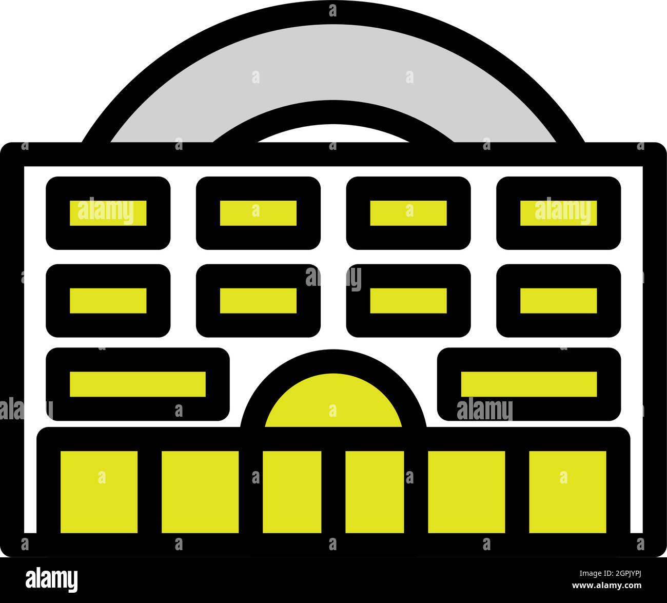 Casino Building Icon Stock Vector