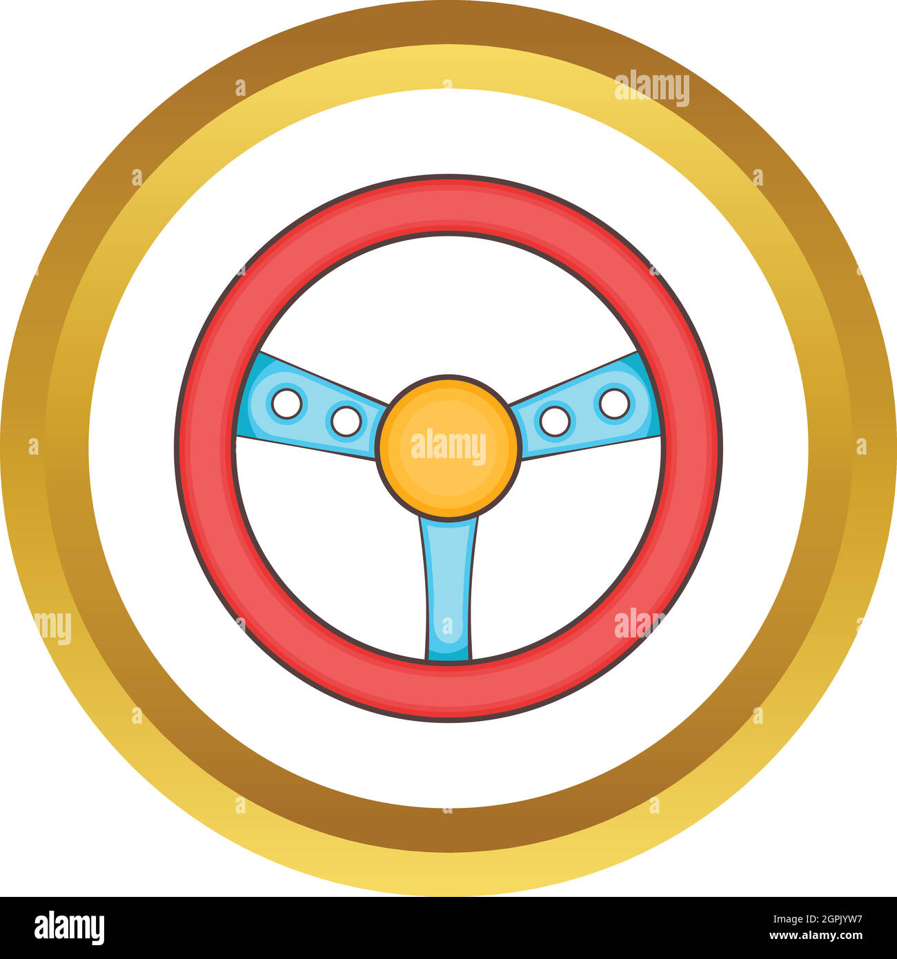 Steering wheel white background hires stock photography and images Alamy