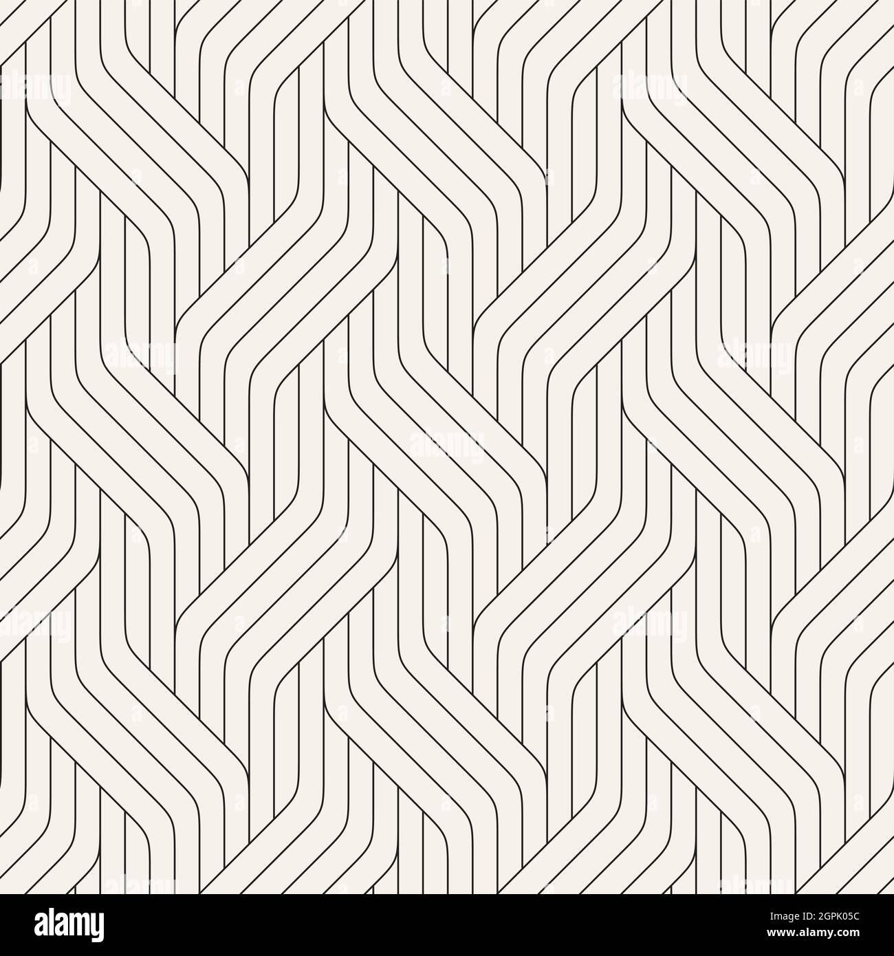 Pattern Seamless Design White And Black Geometric Vector Stock Vector ...