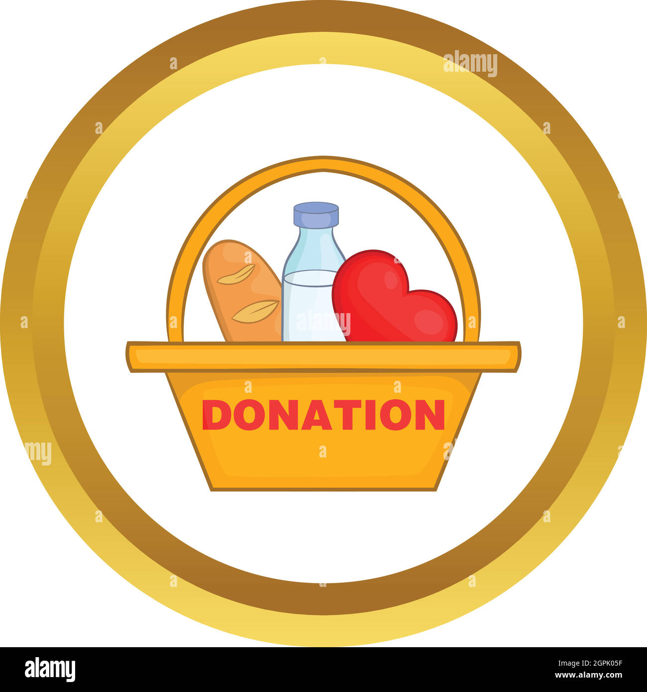 Please Donate Vector Sign Stock Illustration - Download Image Now