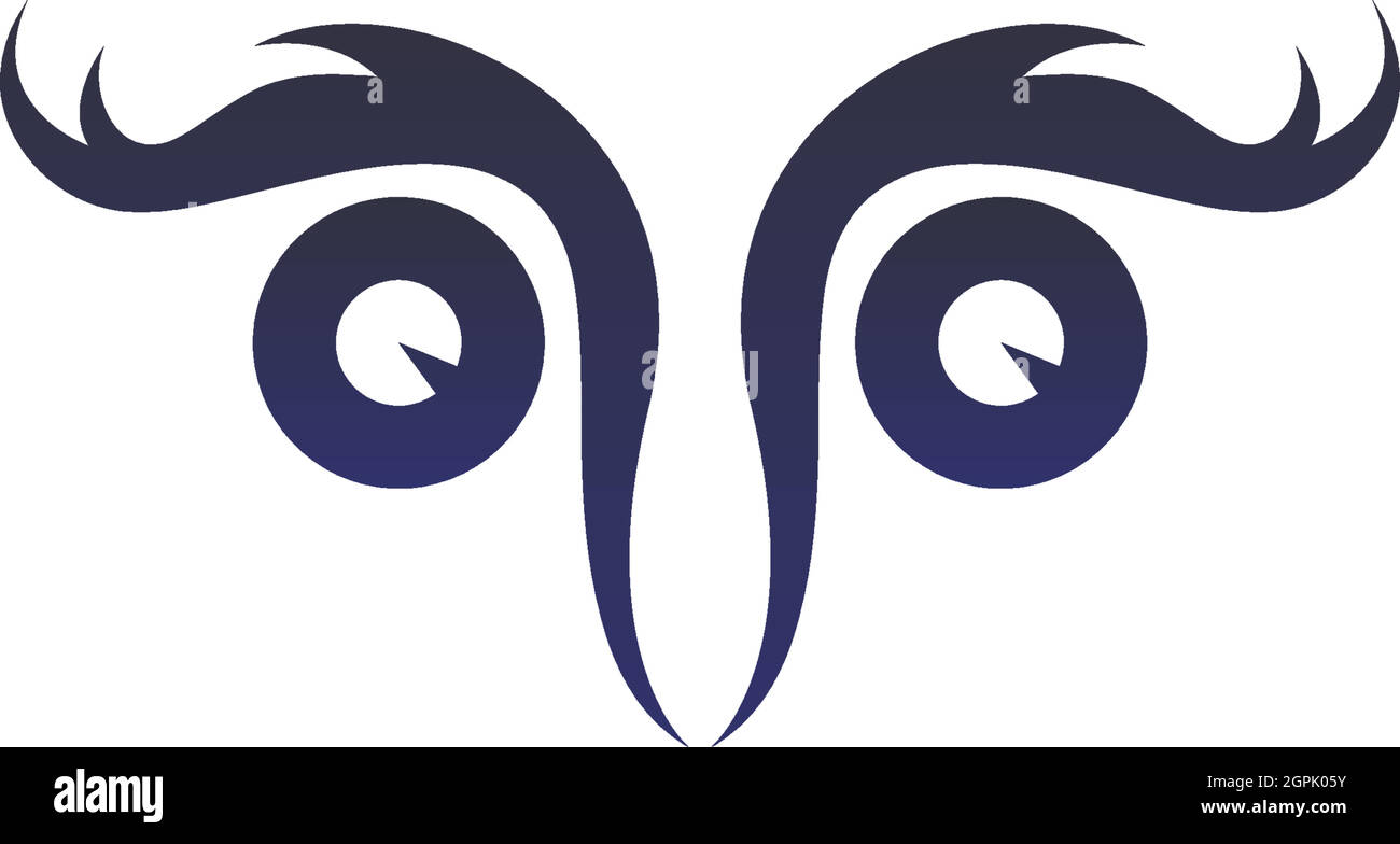Owl logo vector icon design template Stock Vector