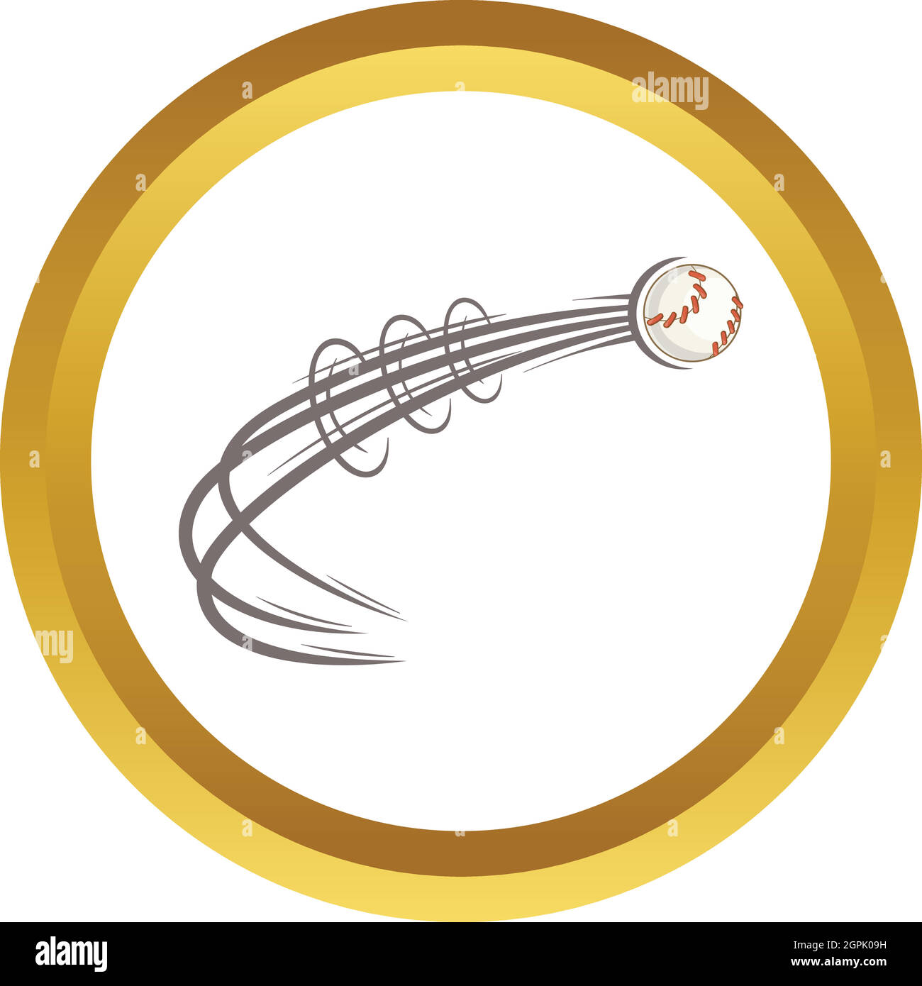 Baseball ball fly vector icon Stock Vector Image & Art - Alamy