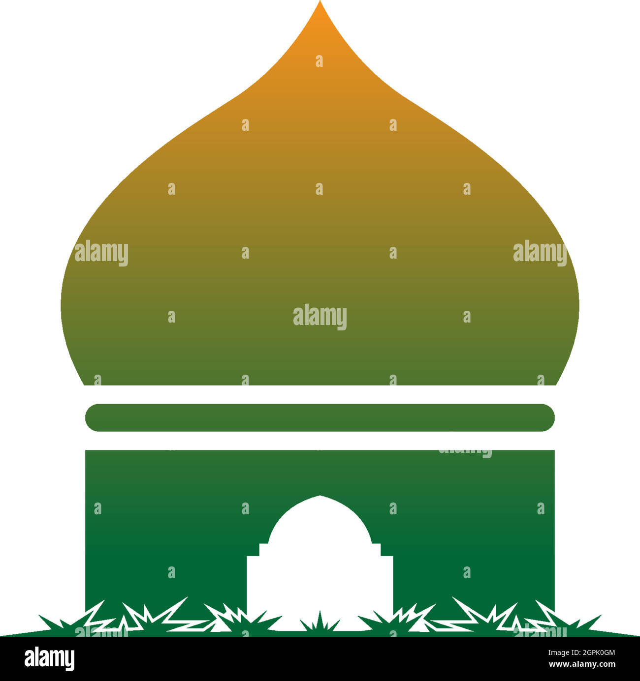 Islamic logo, Mosque icon design vector template Stock Vector Image ...