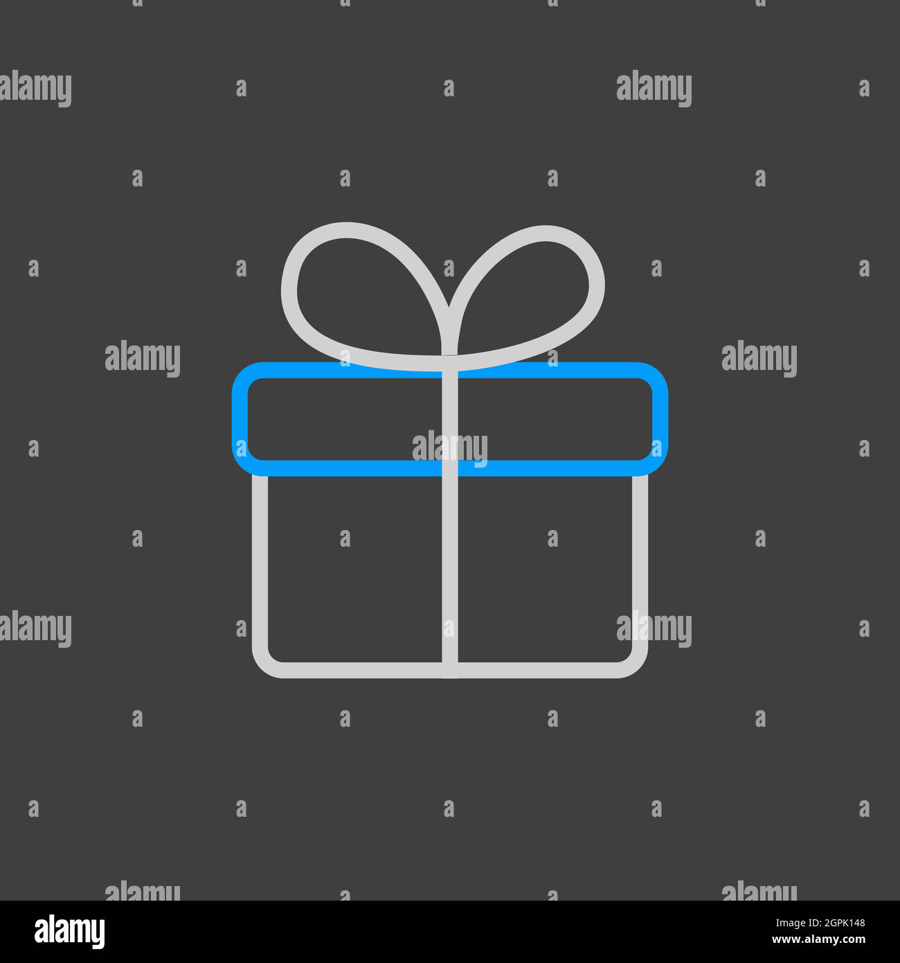 Gift vector icon. E-commerce sign Stock Vector