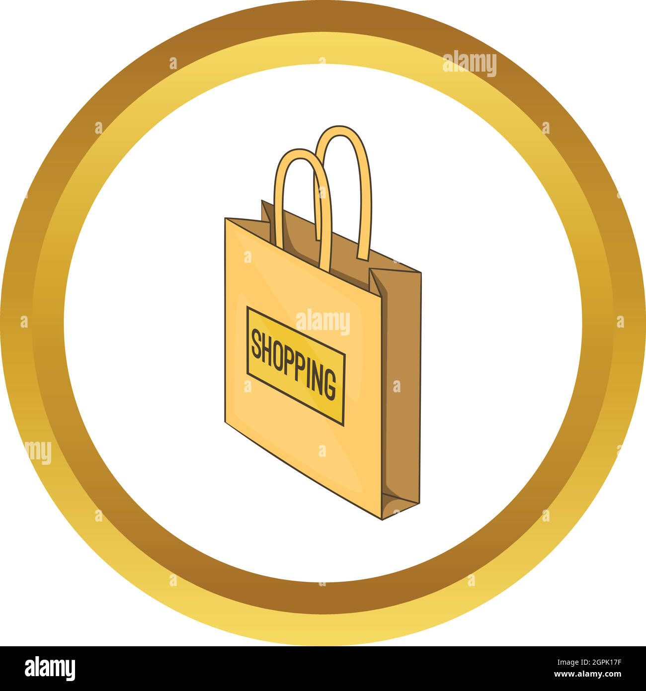 Shopping bag vector icon Stock Vector Image & Art - Alamy