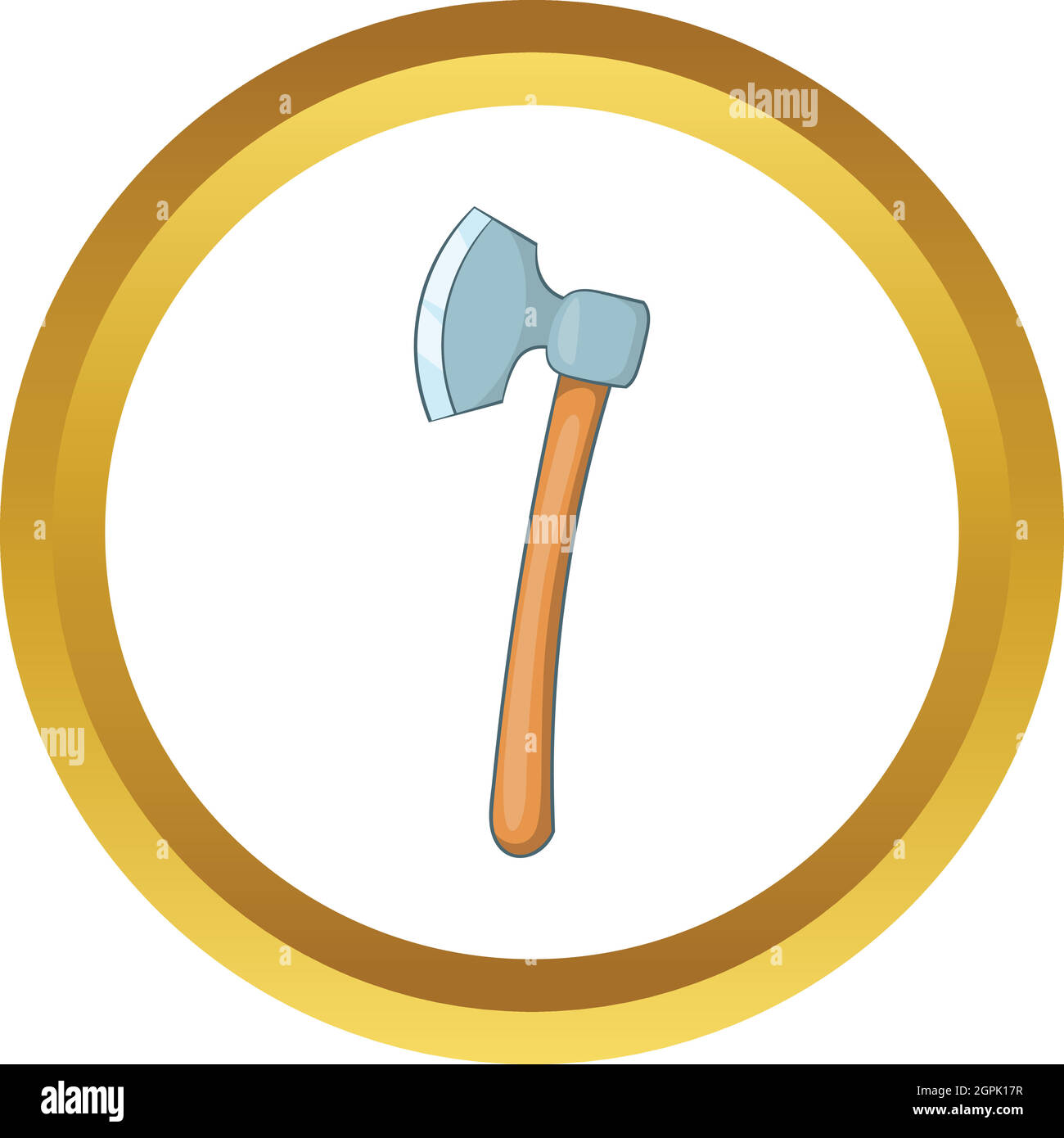 Axe vector icon Stock Vector