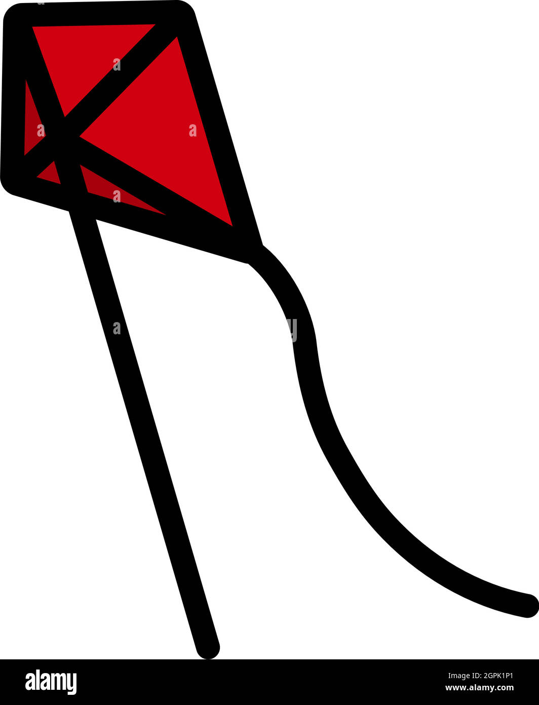 Icon Of Kite Stock Vector