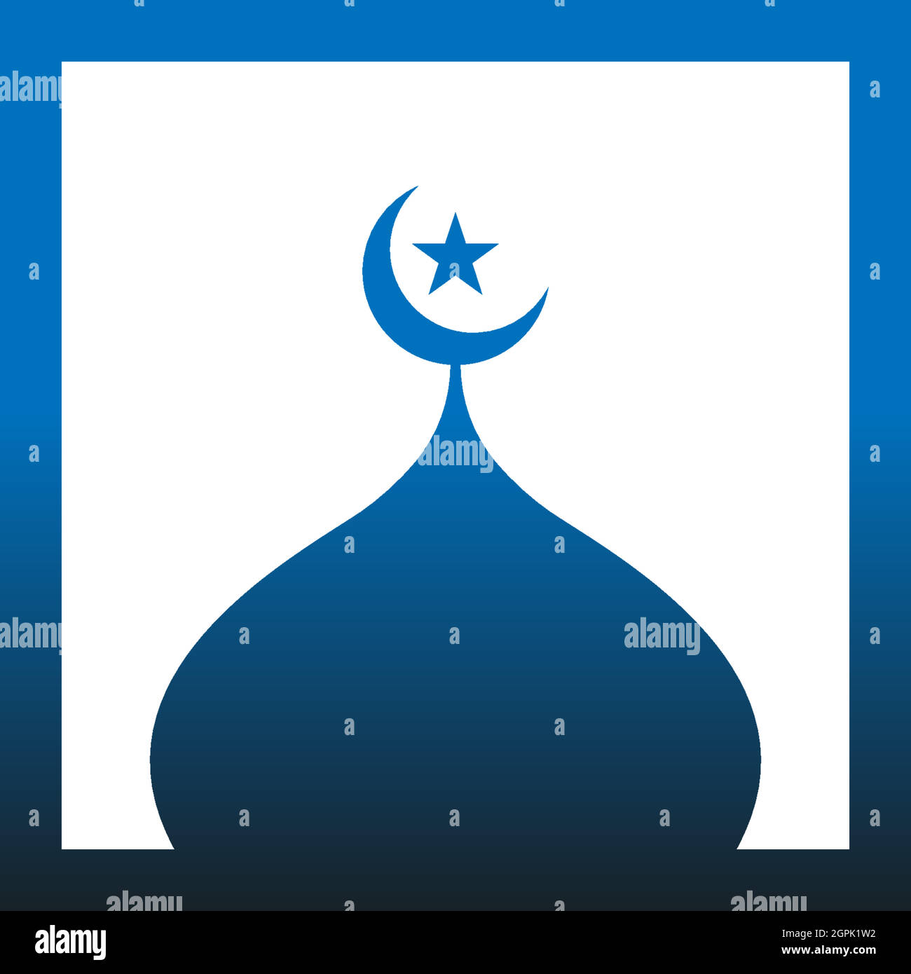 Islamic logo, Mosque icon design vector template Stock Vector Image ...