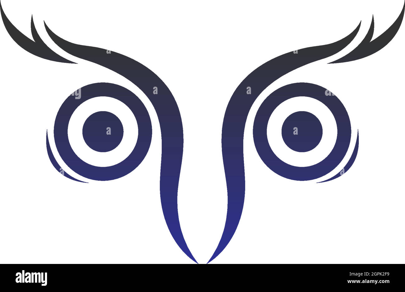 Owl logo vector icon design template Stock Vector Image & Art - Alamy