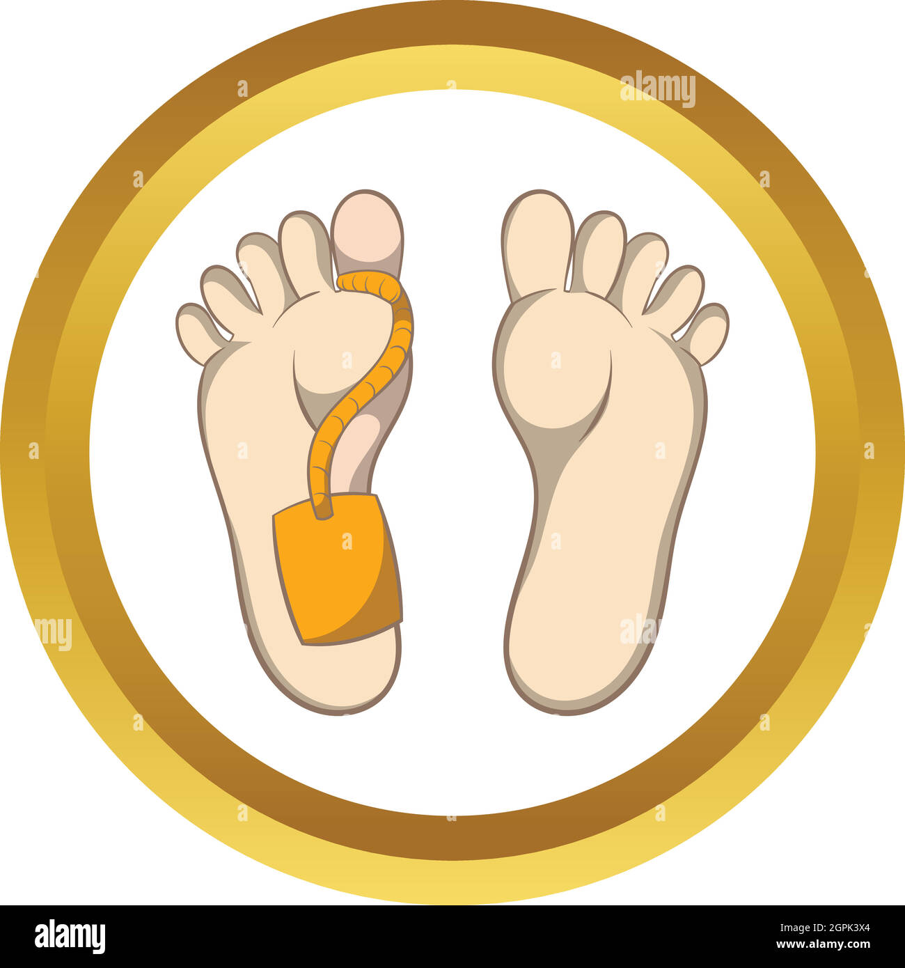 Mortuary tag icon Stock Vector Images - Alamy