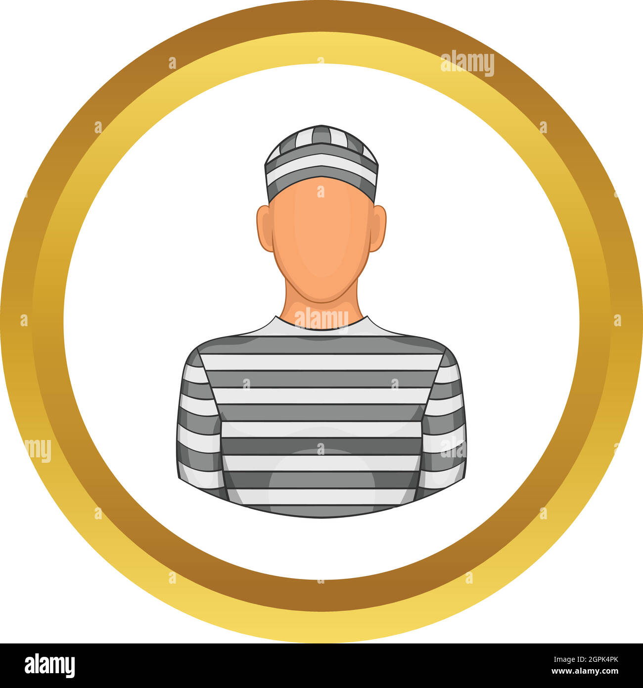 Prisoner vector icon Stock Vector Image & Art - Alamy