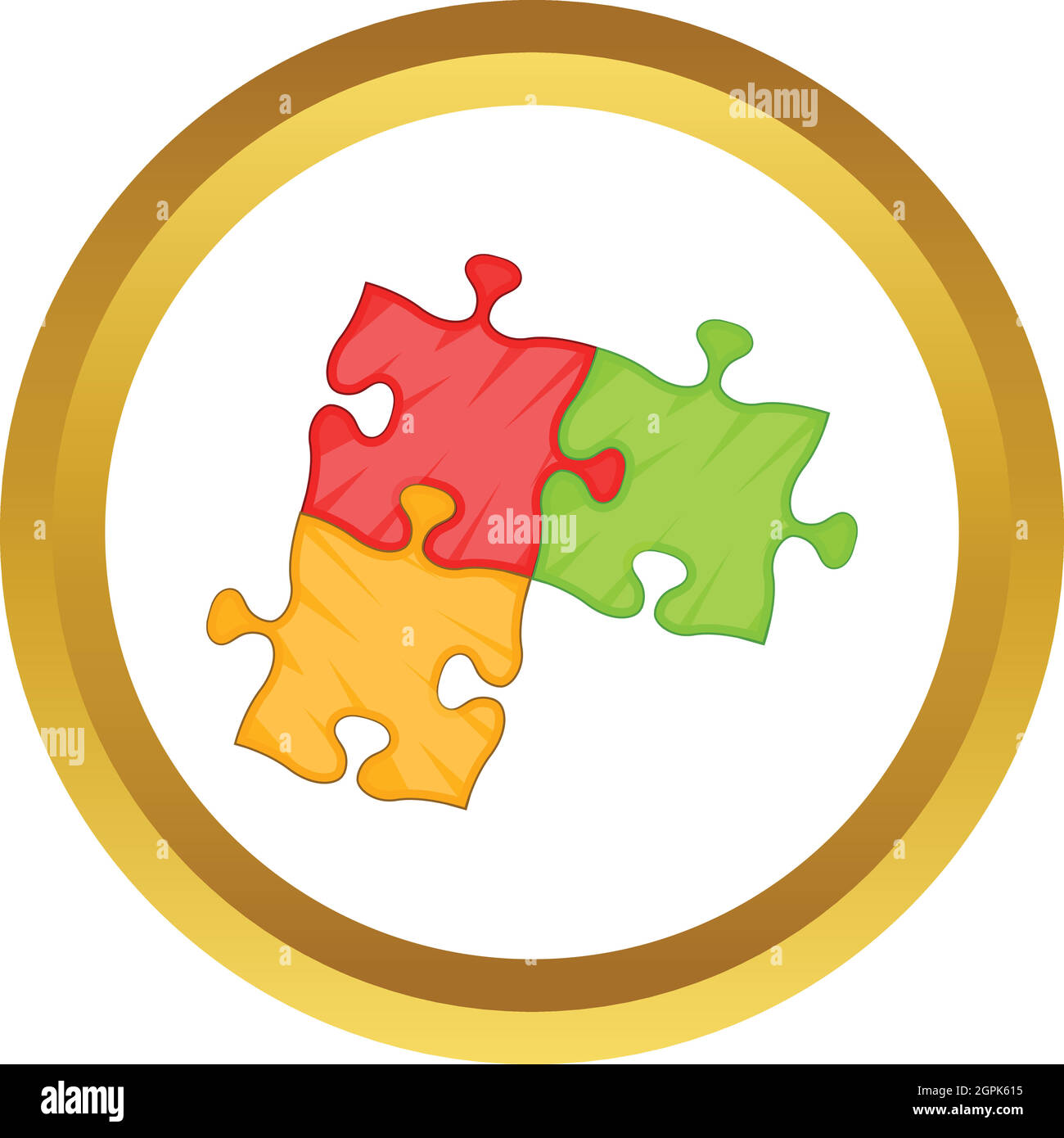 Puzzle piece vector icon Stock Vector Image & Art - Alamy
