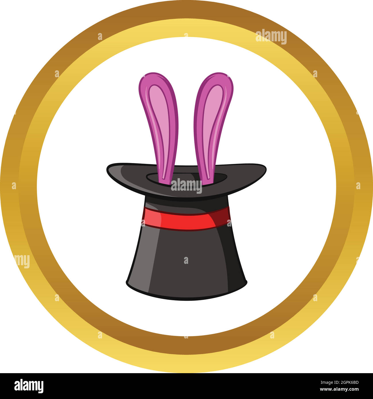 Hat rabbit ear icon Stock Vector Images - Alamy