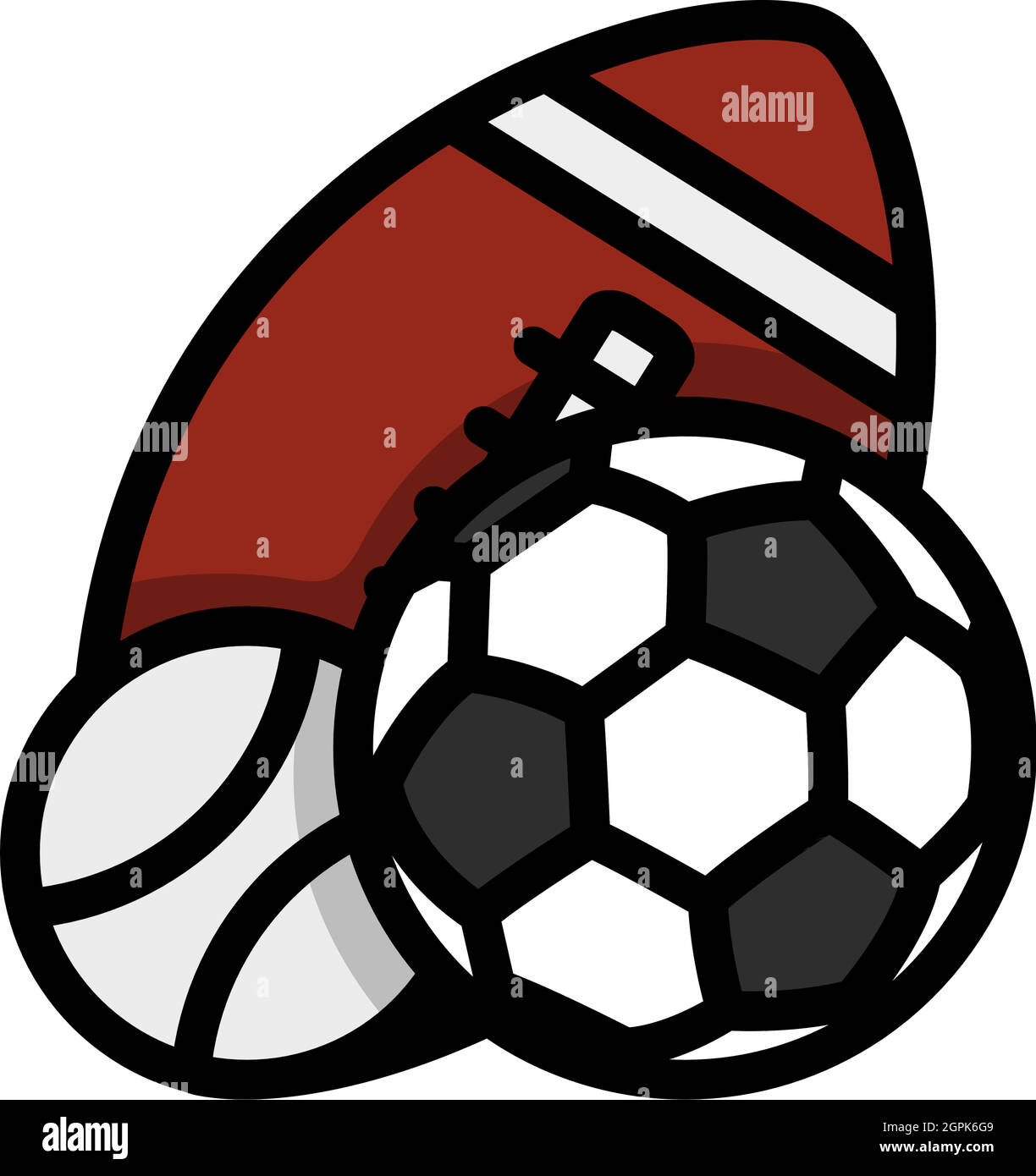 Sport Balls Icon Stock Vector