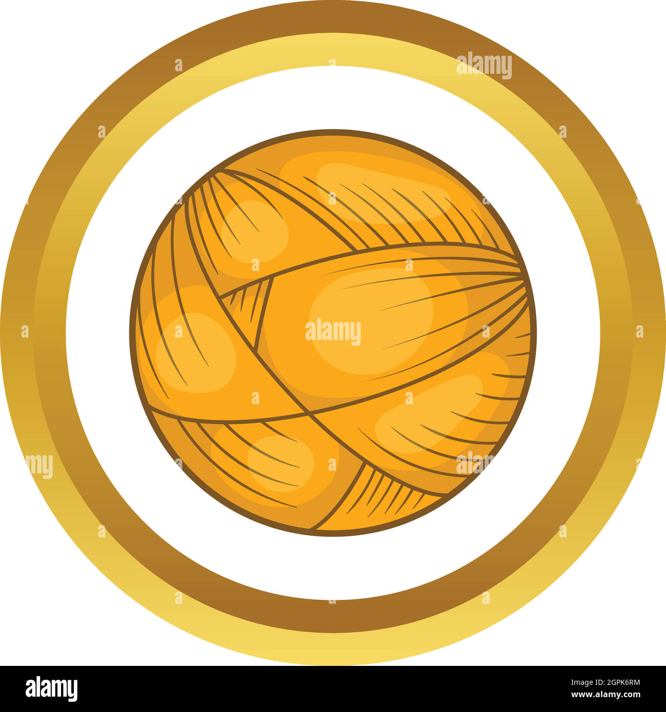 White wool yarn Stock Vector Images - Alamy