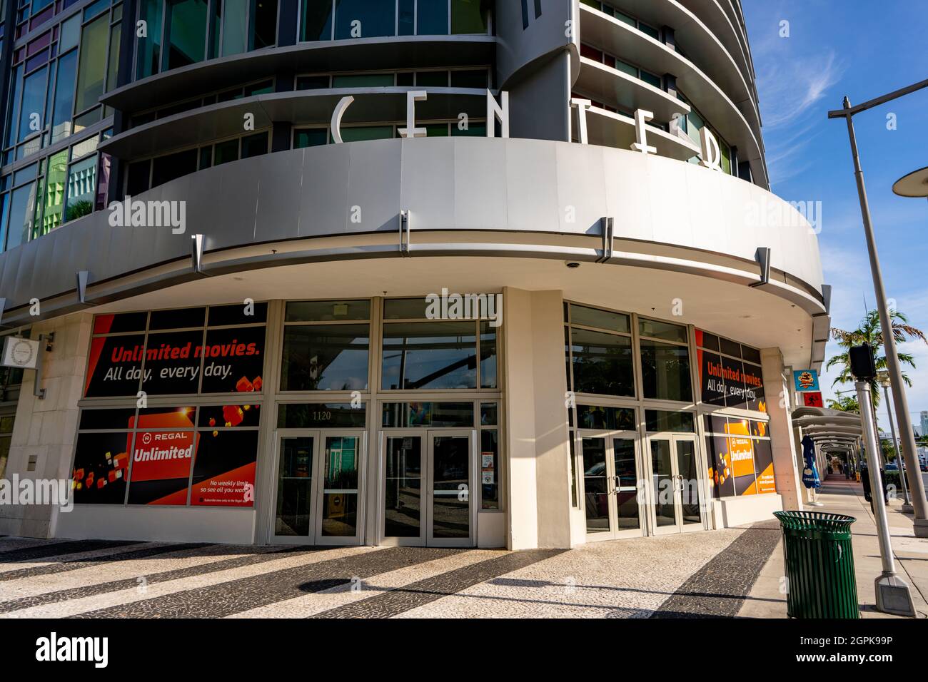 Miami Beach, FL, USA September 24, 2021 Regal Theater Miami Beach